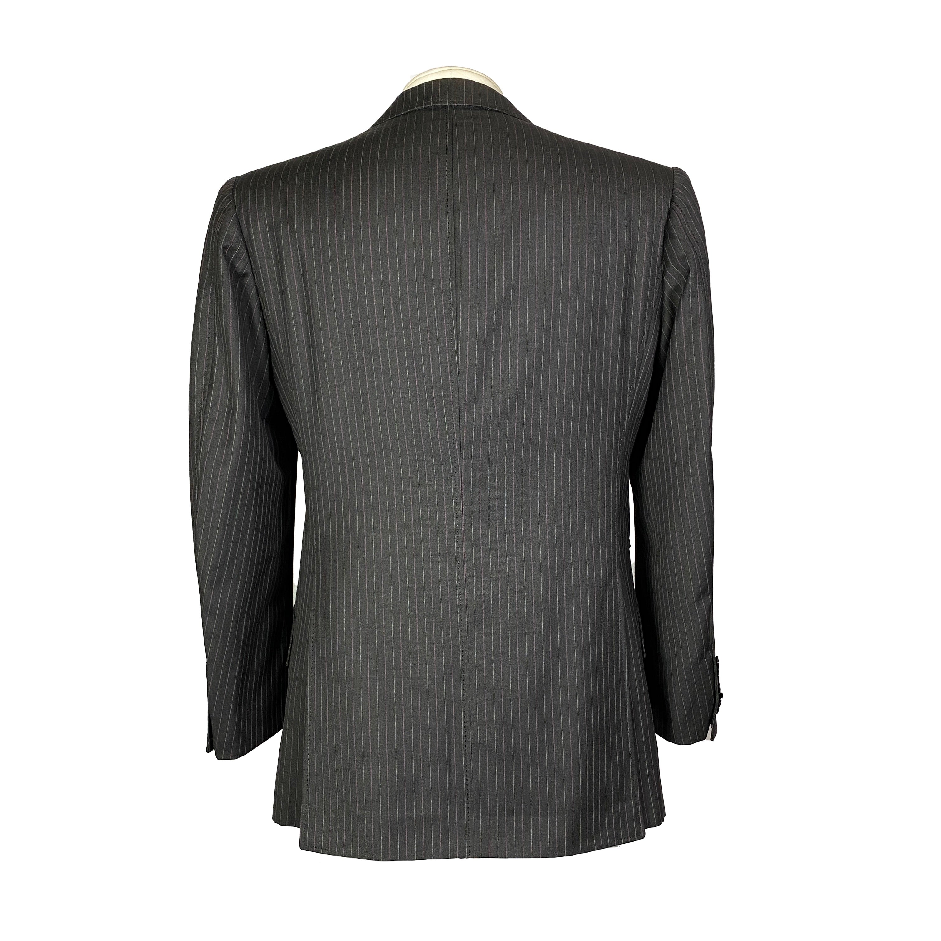 Costume gris à rayures Gaetano Aloisio