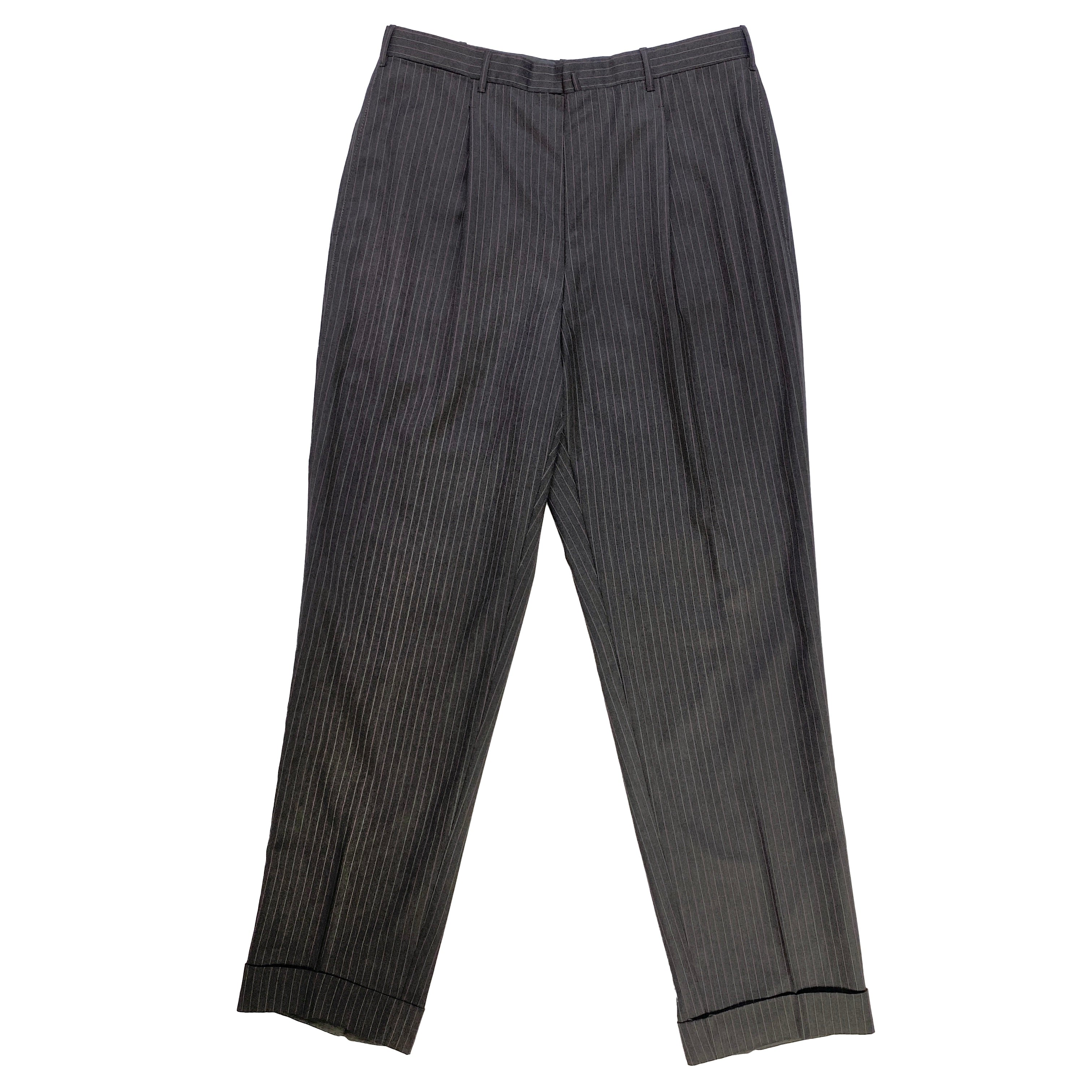 Costume gris à rayures Gaetano Aloisio