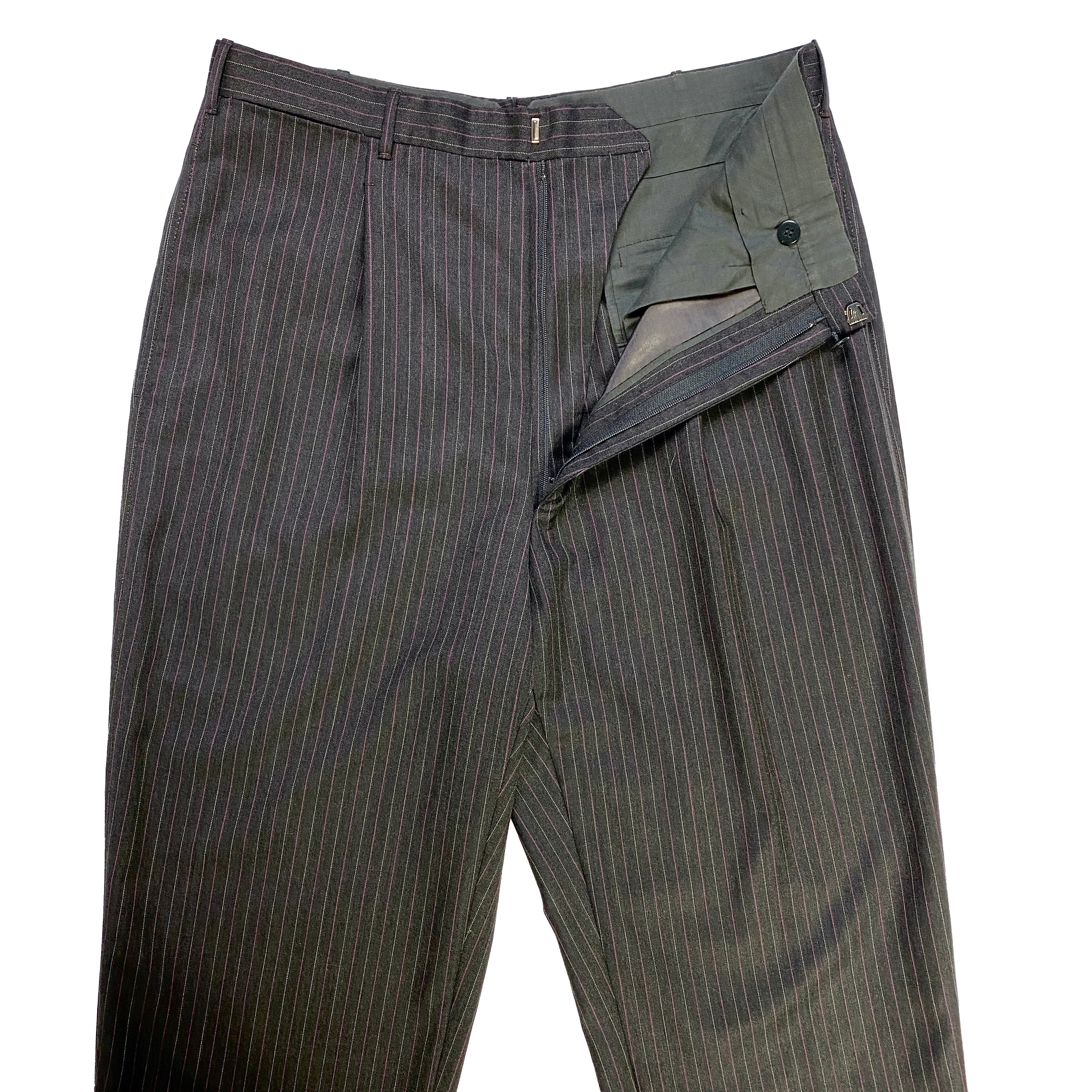 Costume gris à rayures Gaetano Aloisio