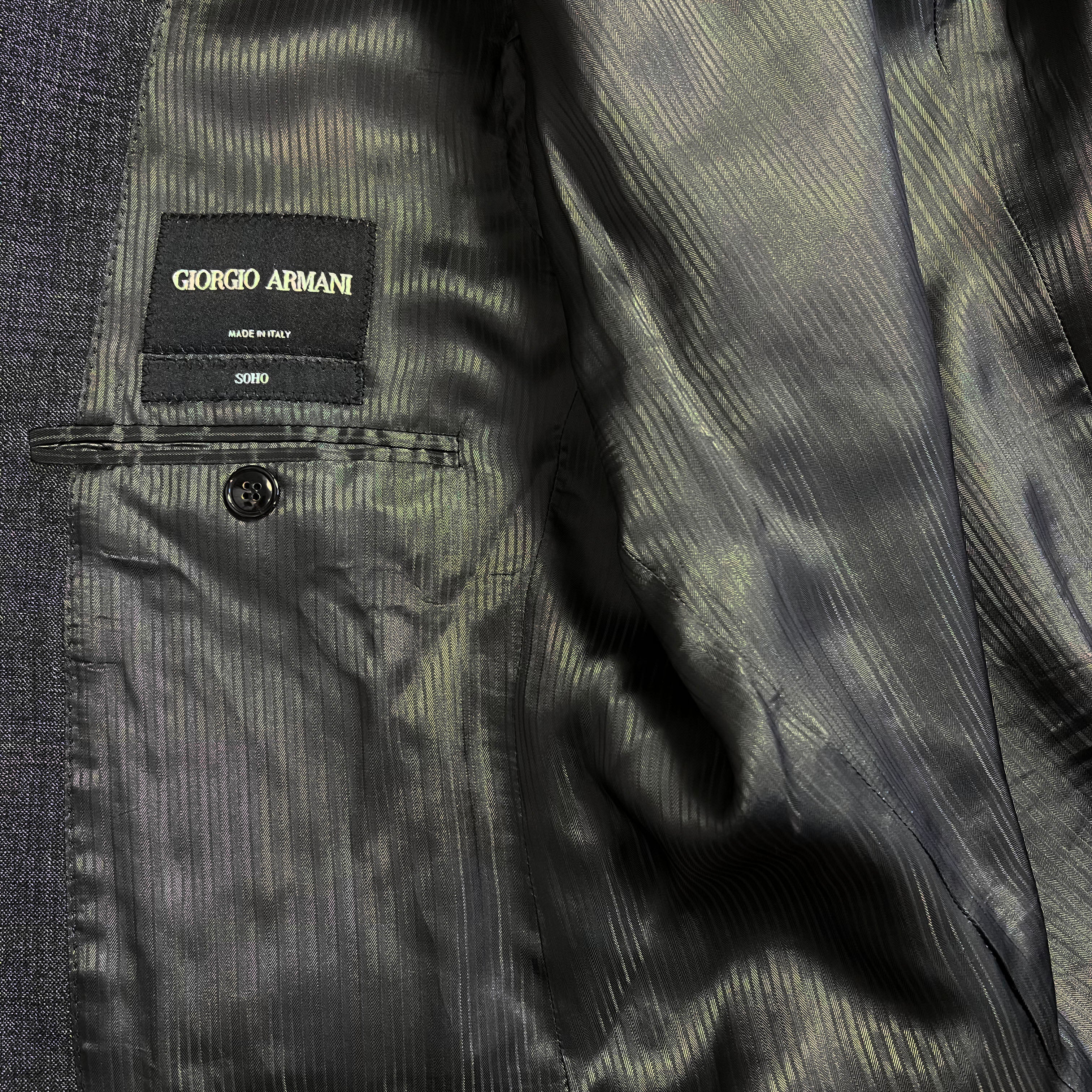 Costume gris chiné Giorgio Armani
