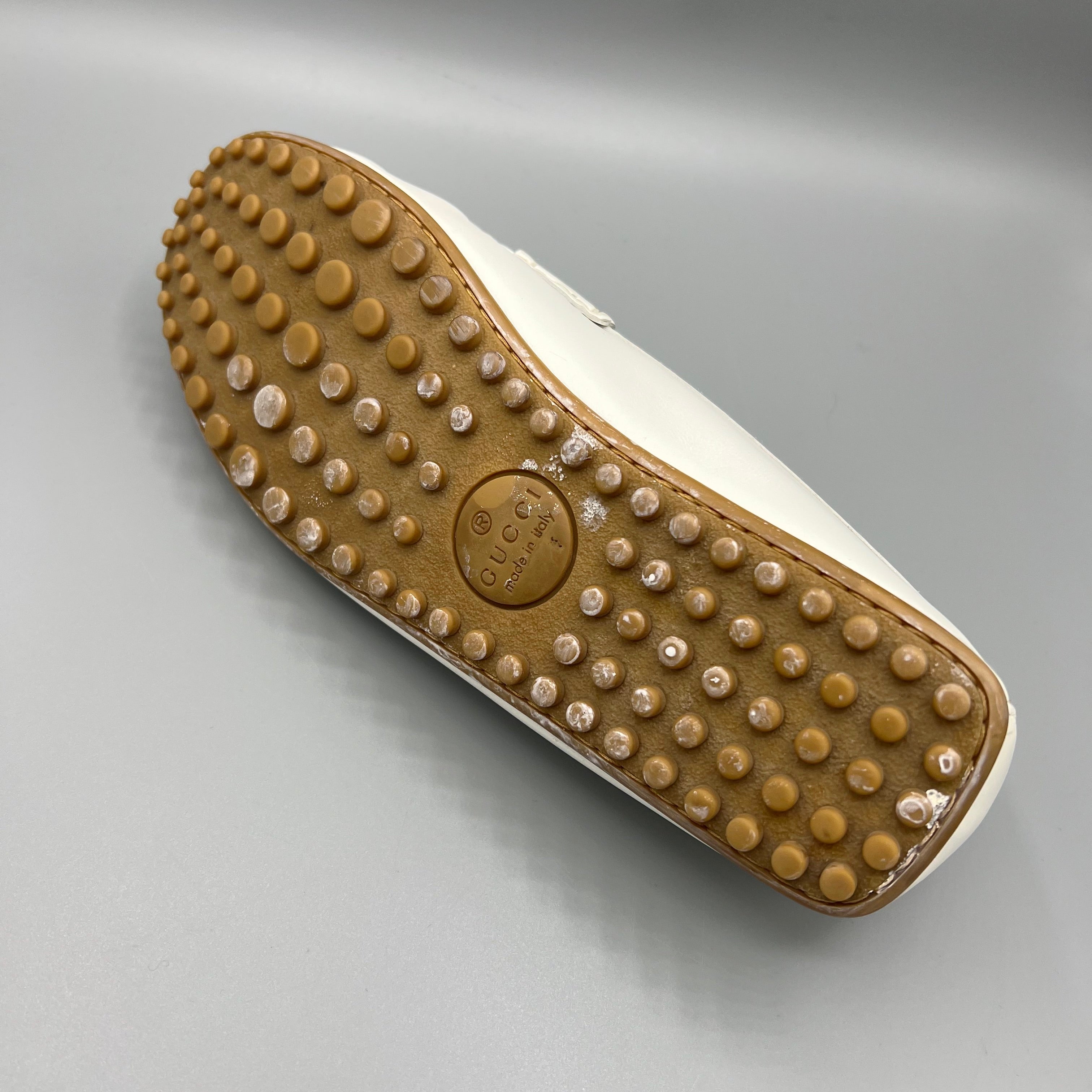 Mocassins Gucci blanc