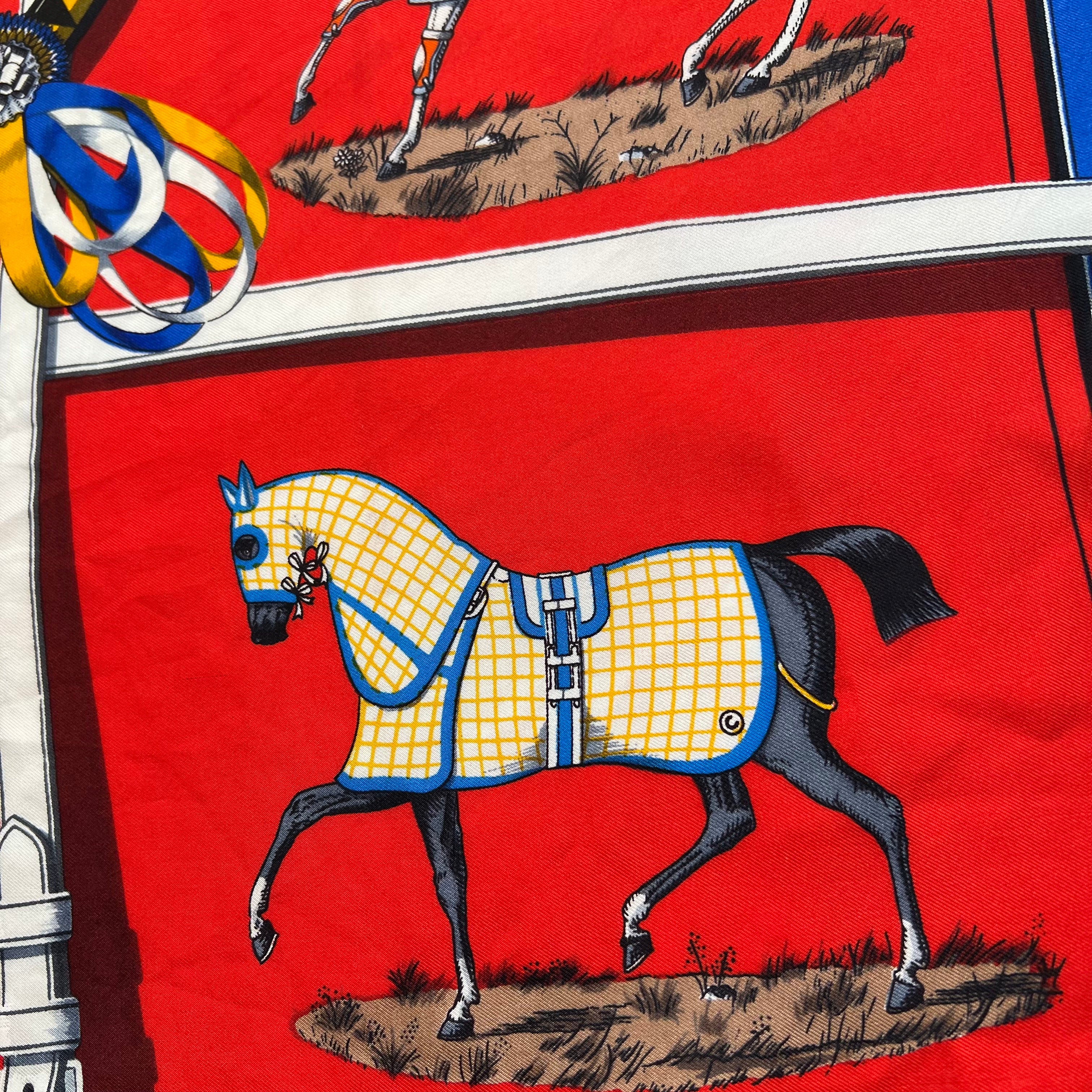 Carré Hermès - Couverture et tenues de Jour pour l'écurie, l'attente et la présentation