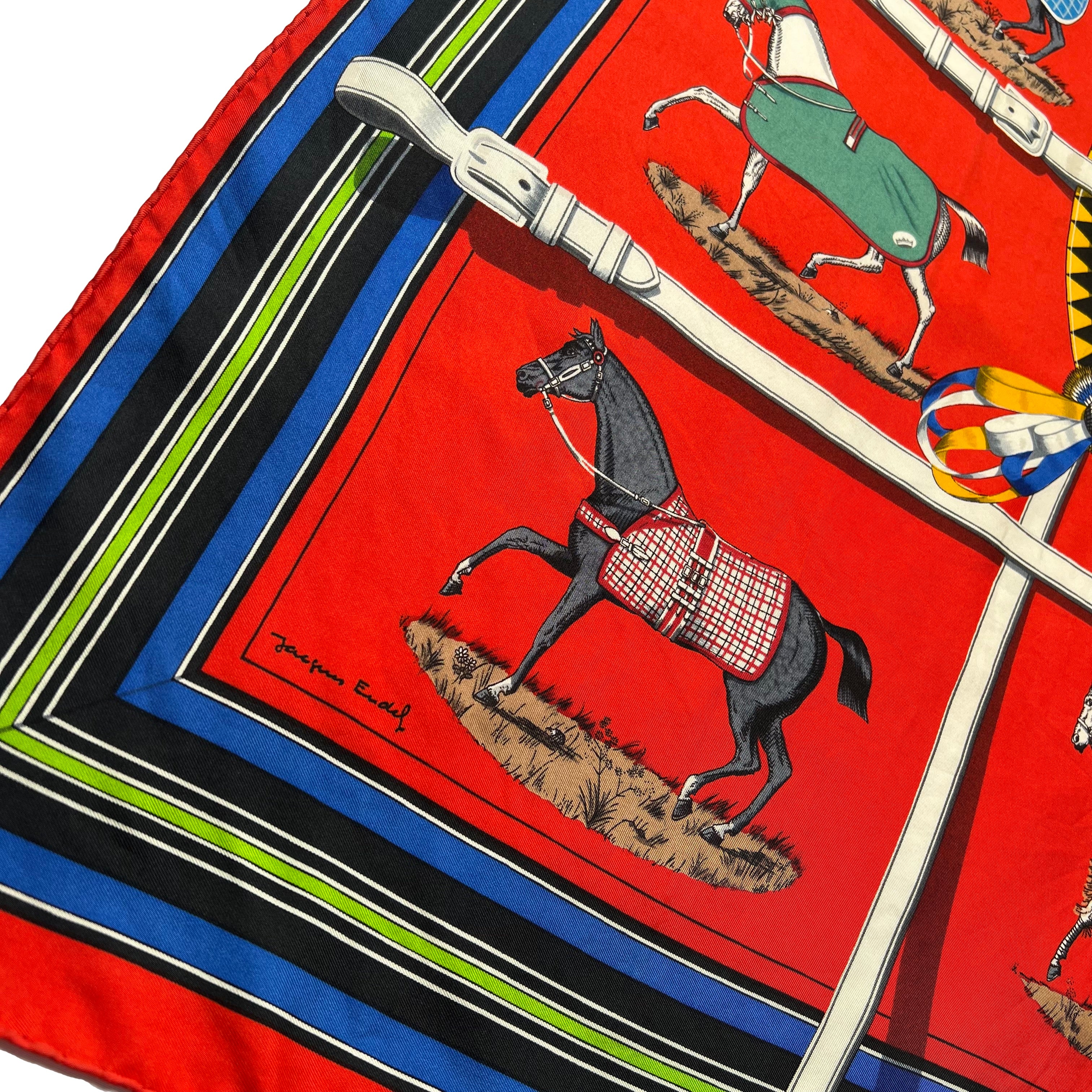 Carré Hermès - Couverture et tenues de Jour pour l'écurie, l'attente et la présentation
