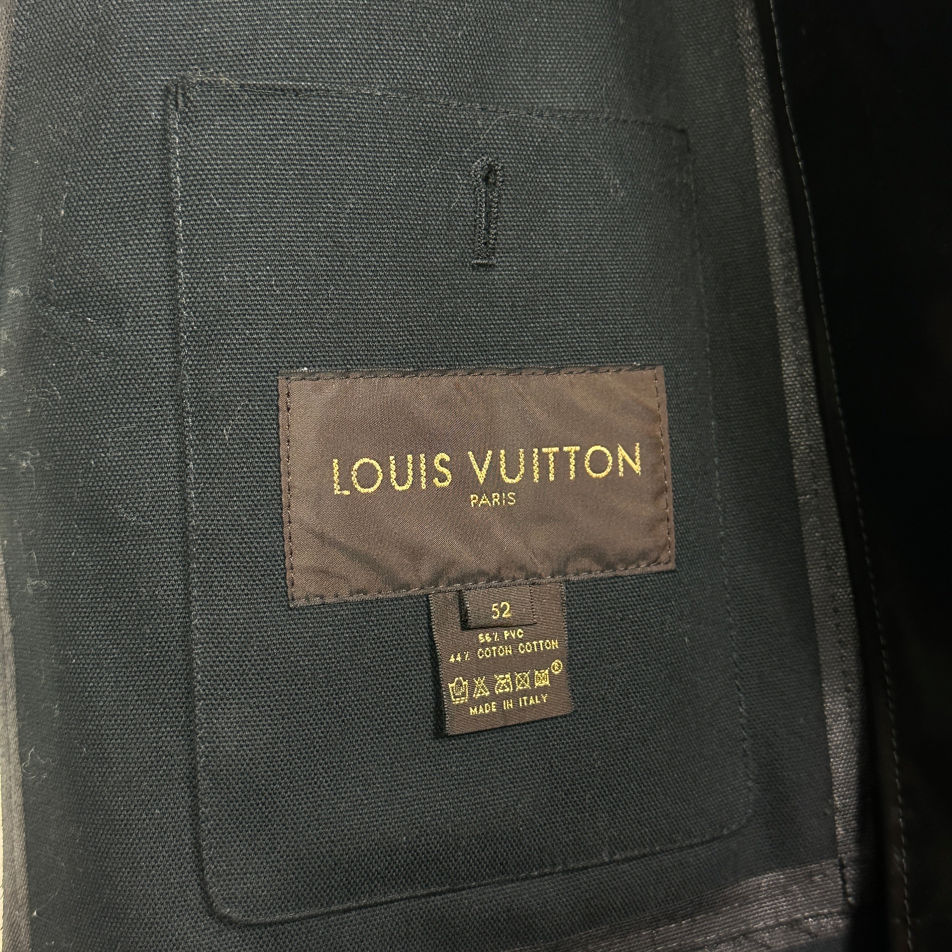Parka en vinyl Louis Vuitton