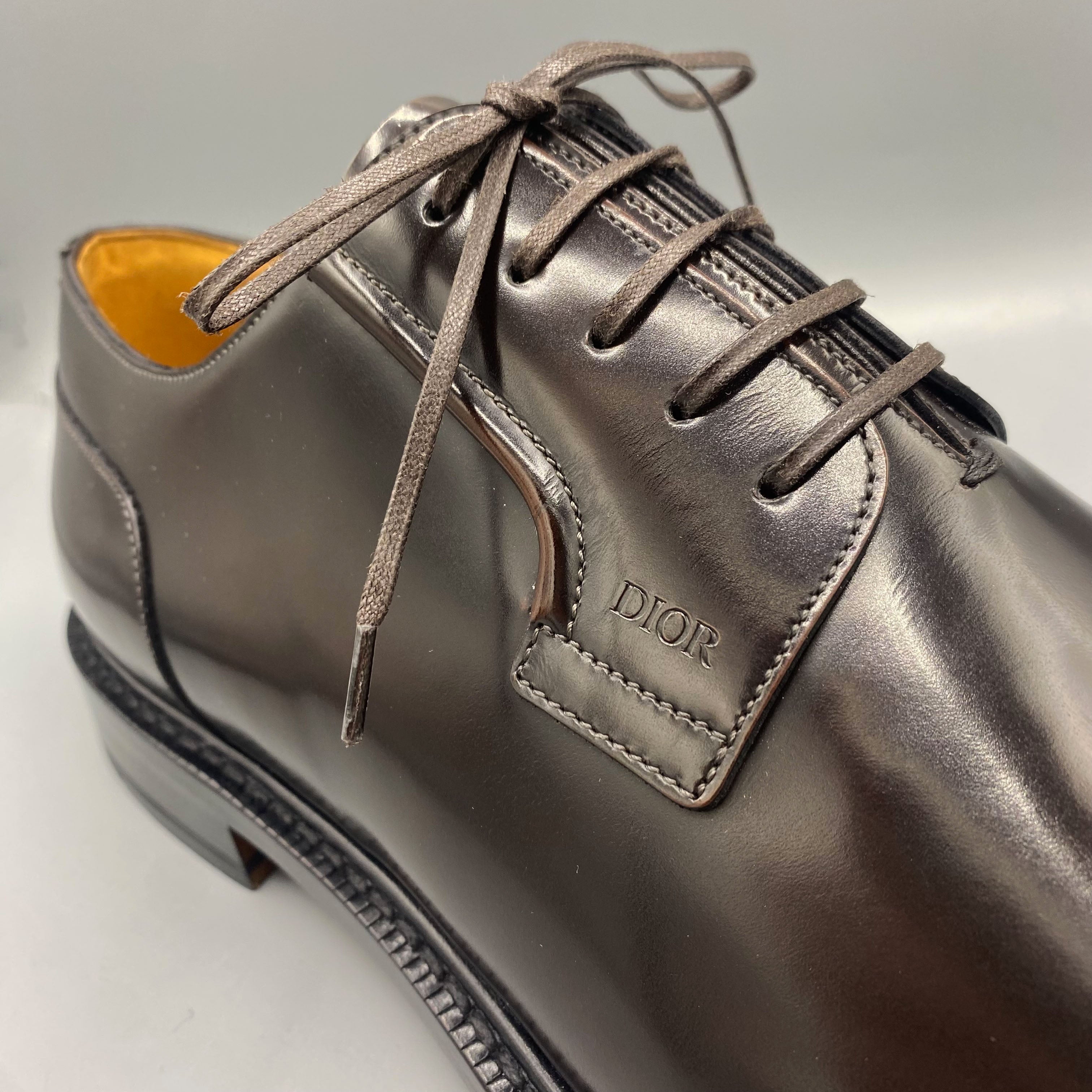 Dior brown derbies