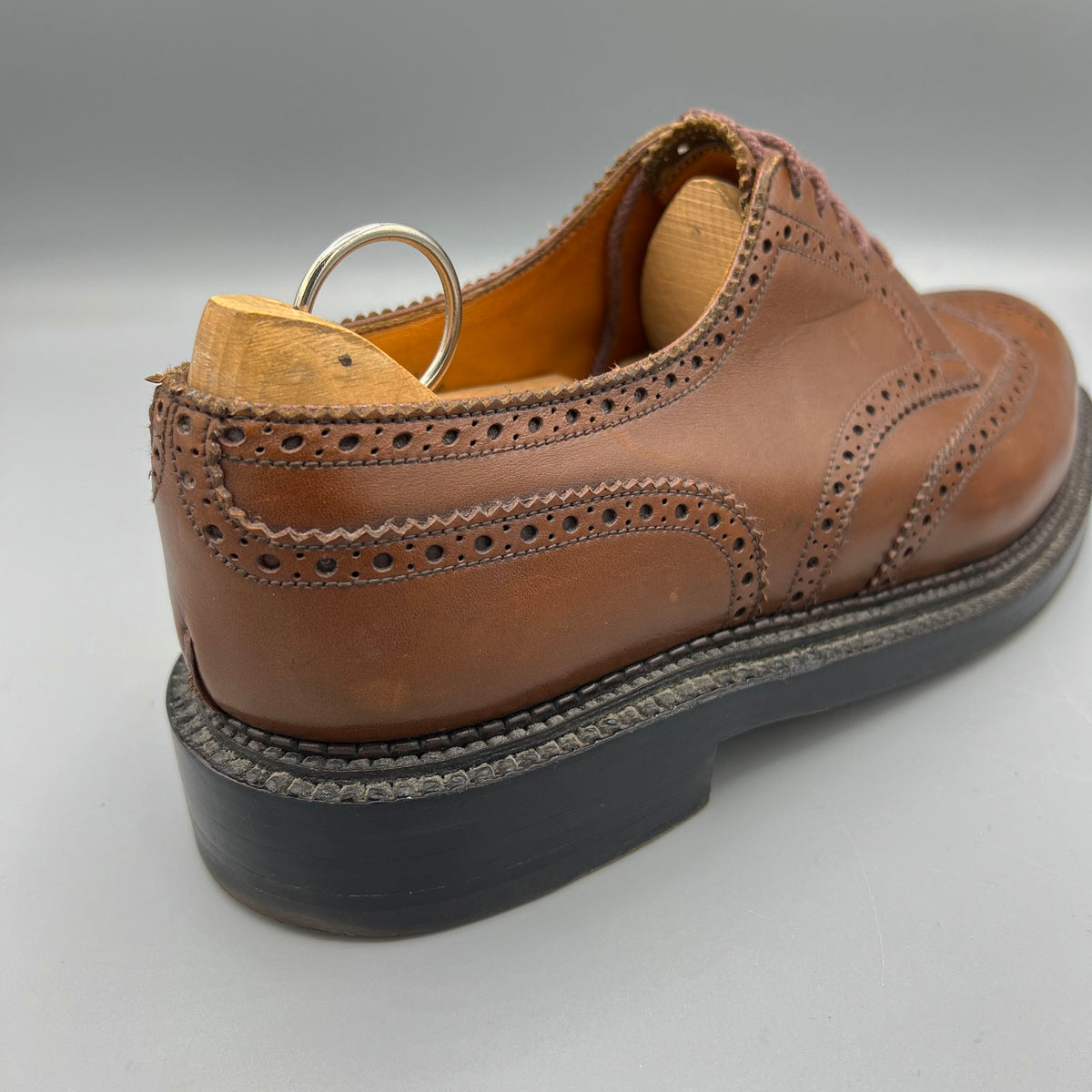 Derbies triple semelle J.M. Weston marron cognac