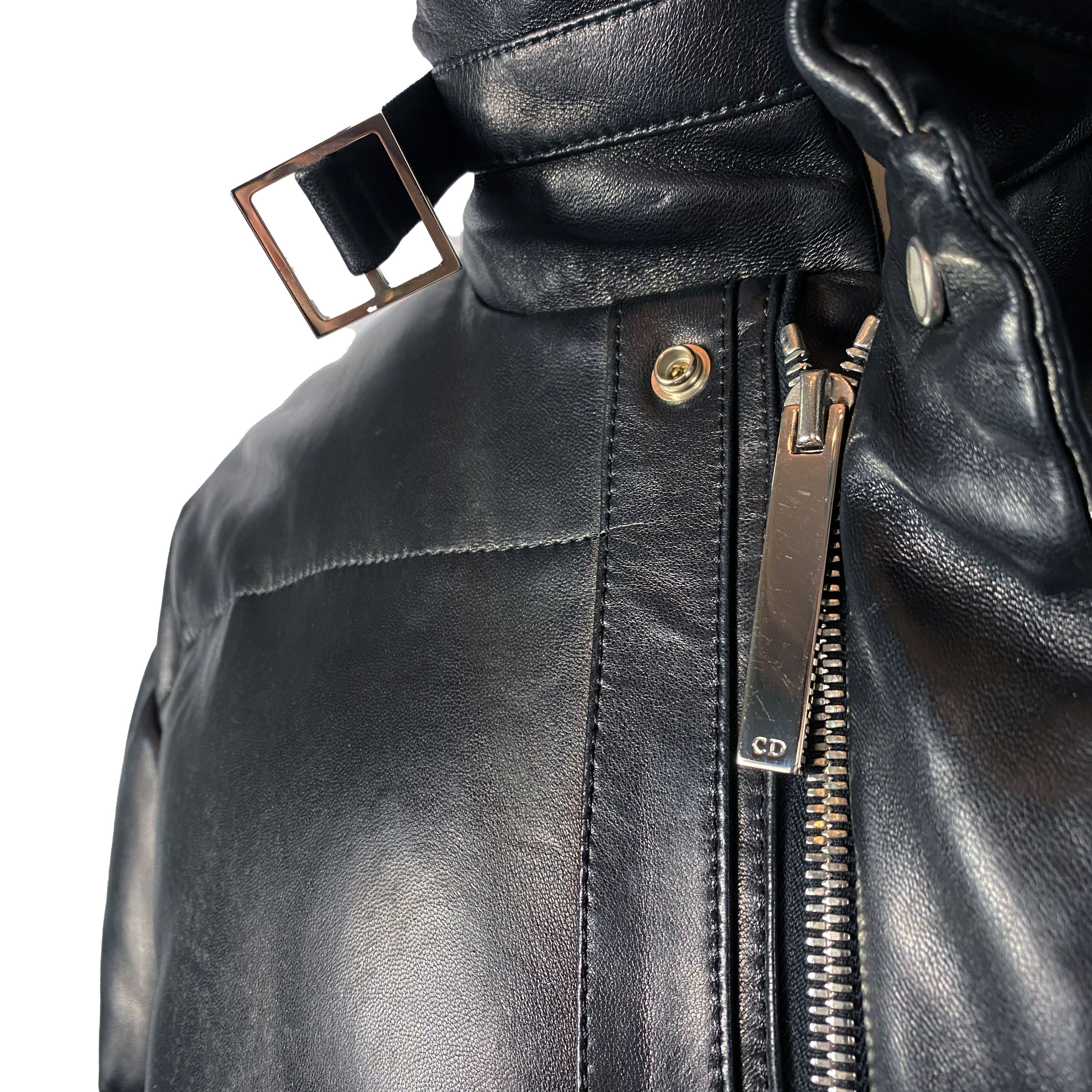 Doudoune en cuir Christian Dior