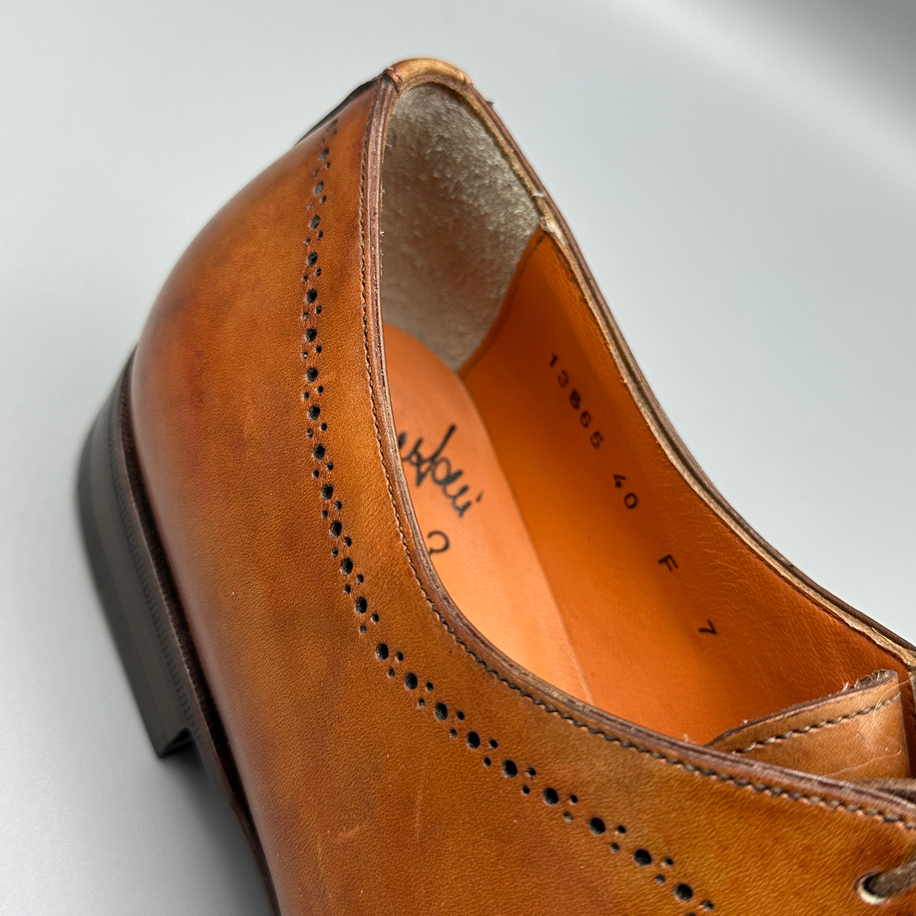 Richelieu marron Santoni