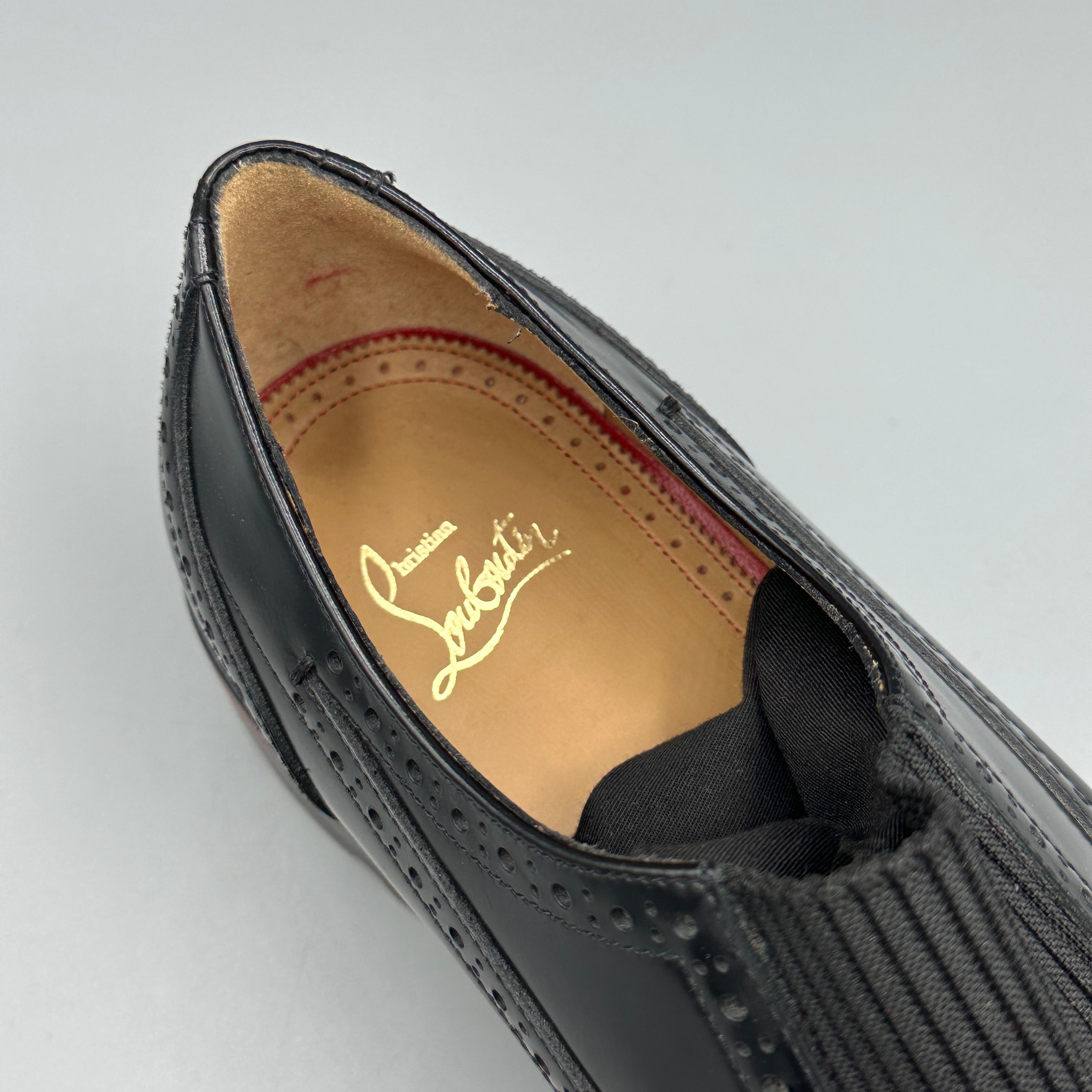 Mocassins noirs Christian Louboutin