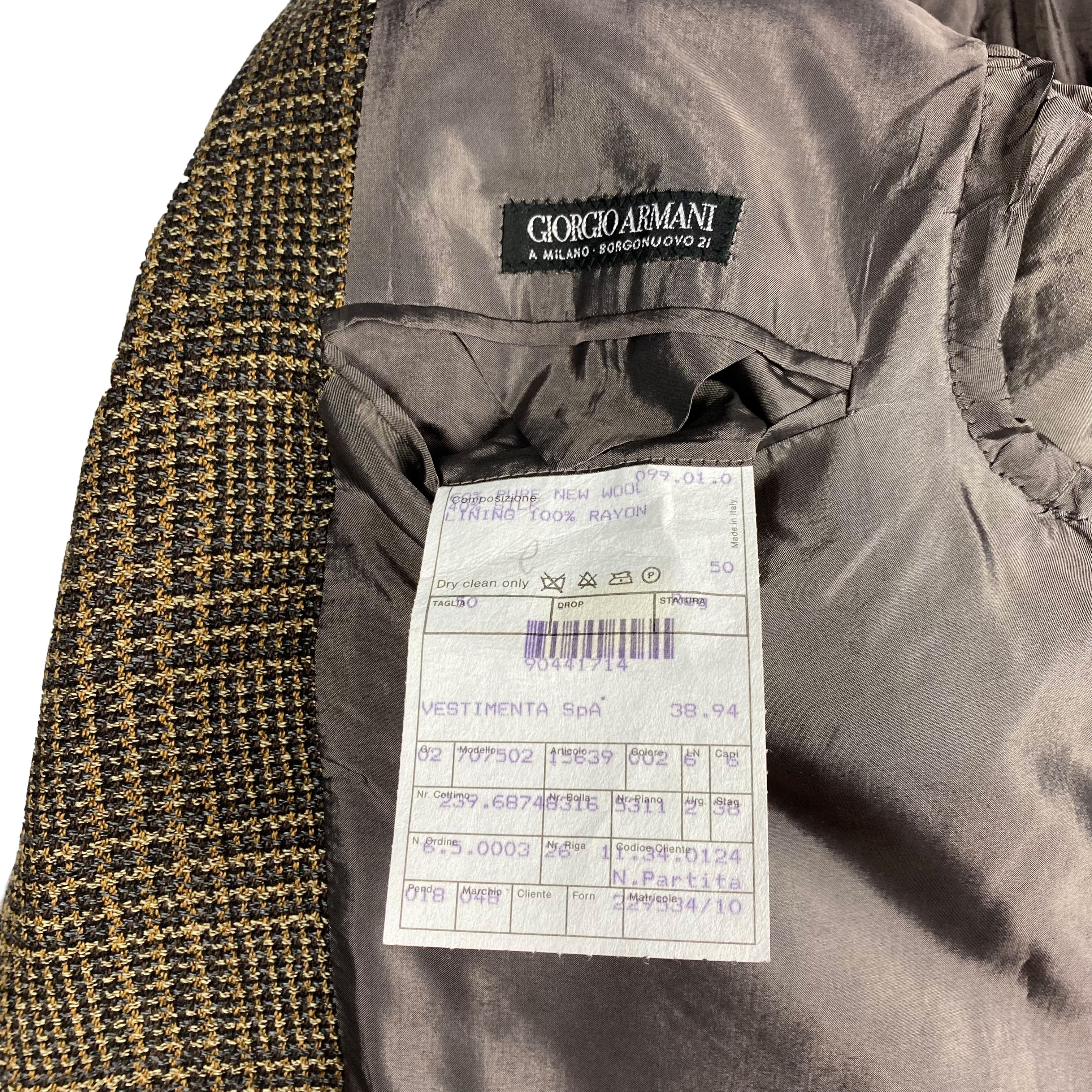 Blazer en tweed Giorgio Armani