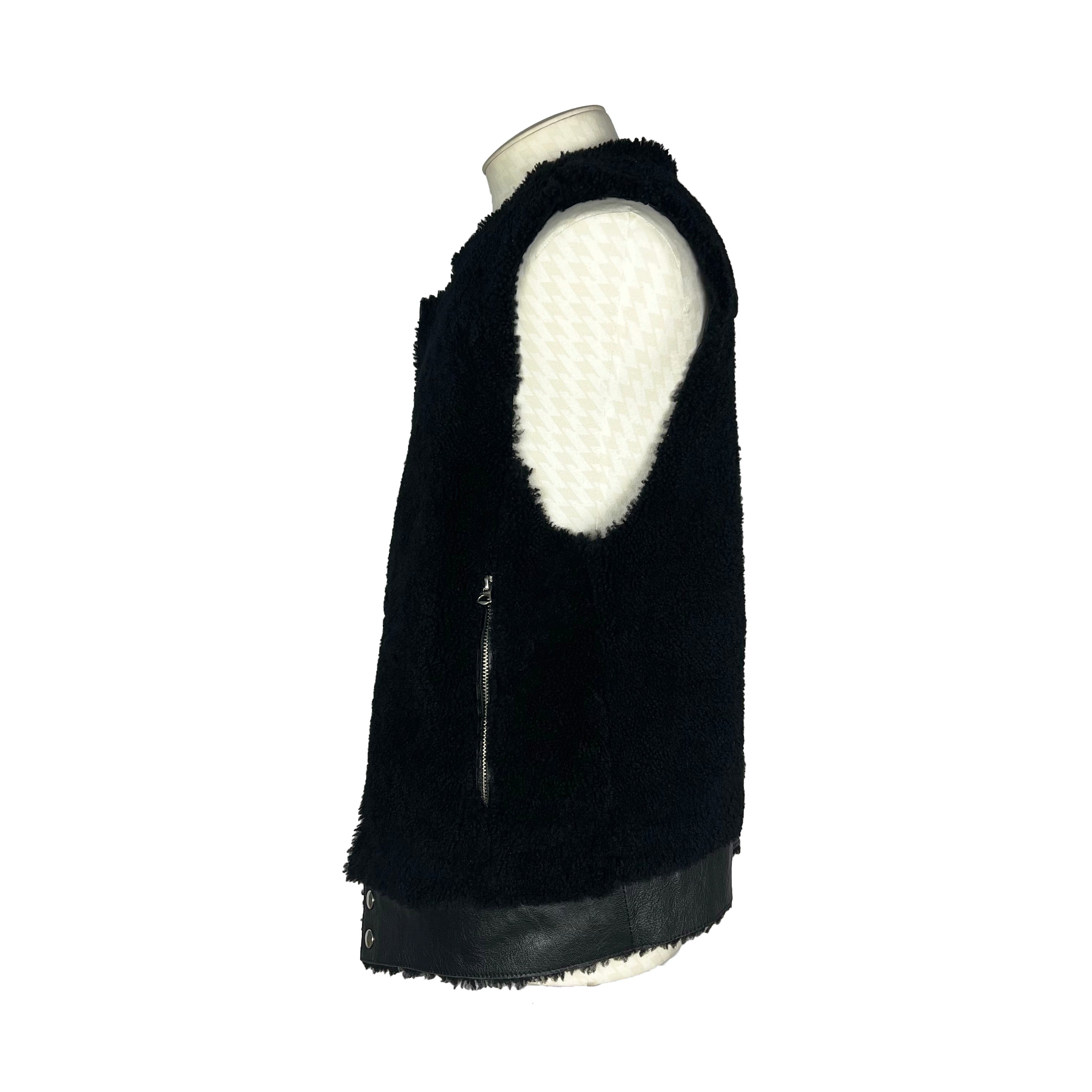 Gilet sans manche mouton retourné Acne Studios