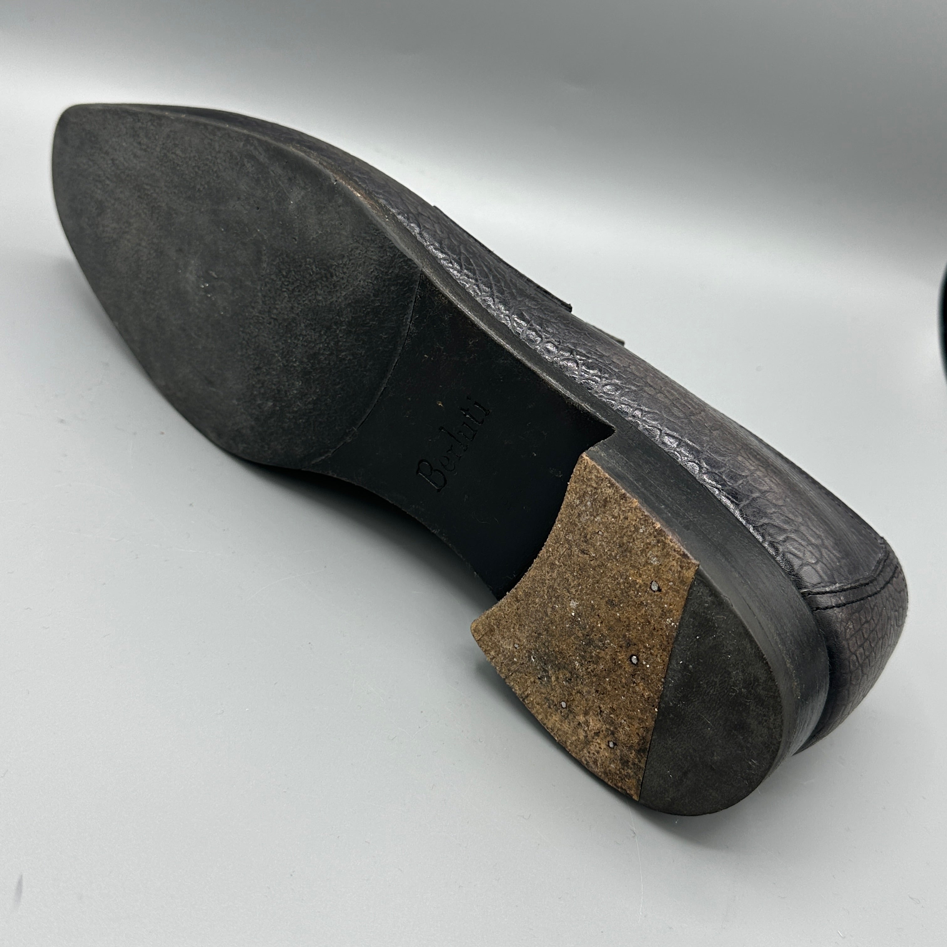 Mocassins gris Berluti