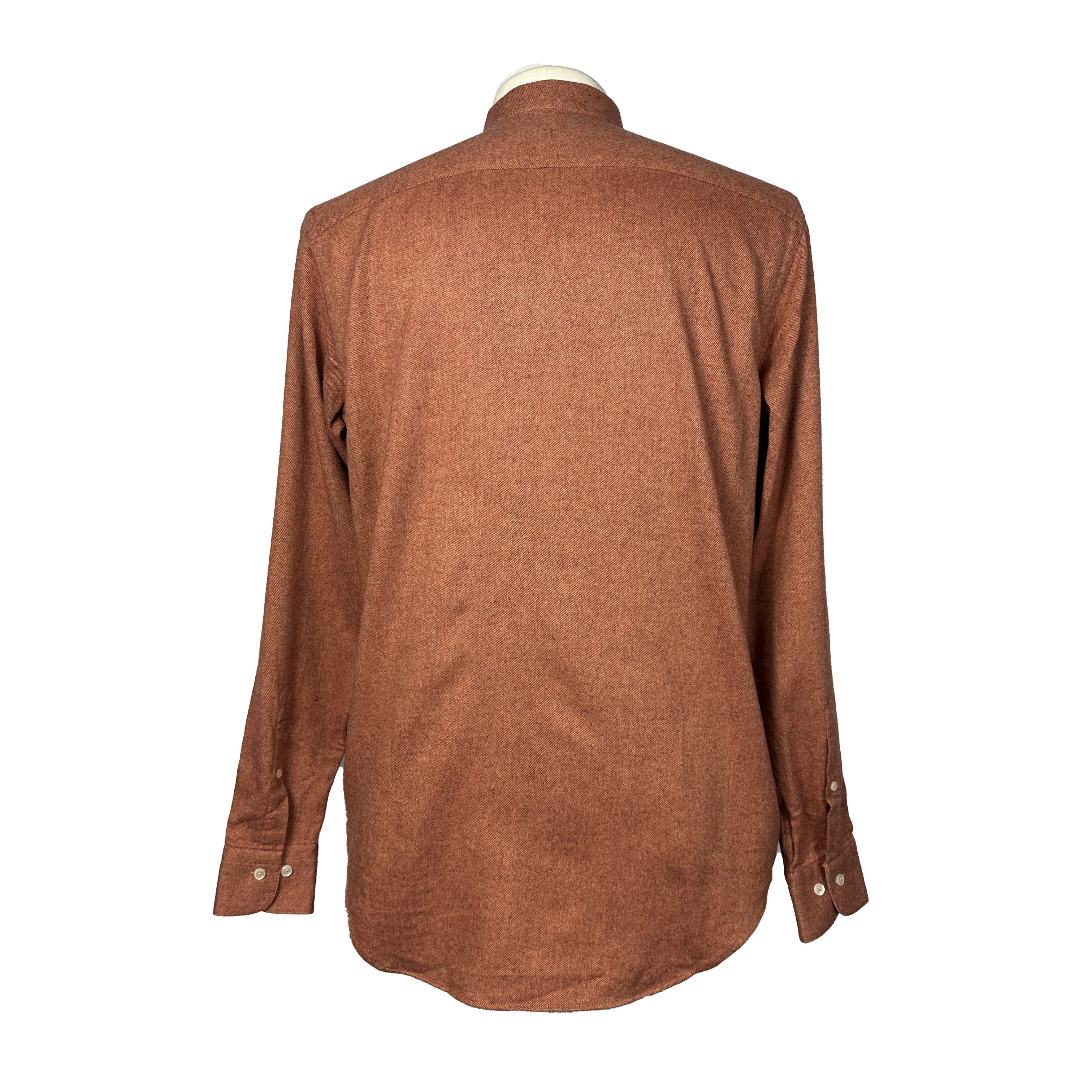 Chemise flanelle orange Harrisson