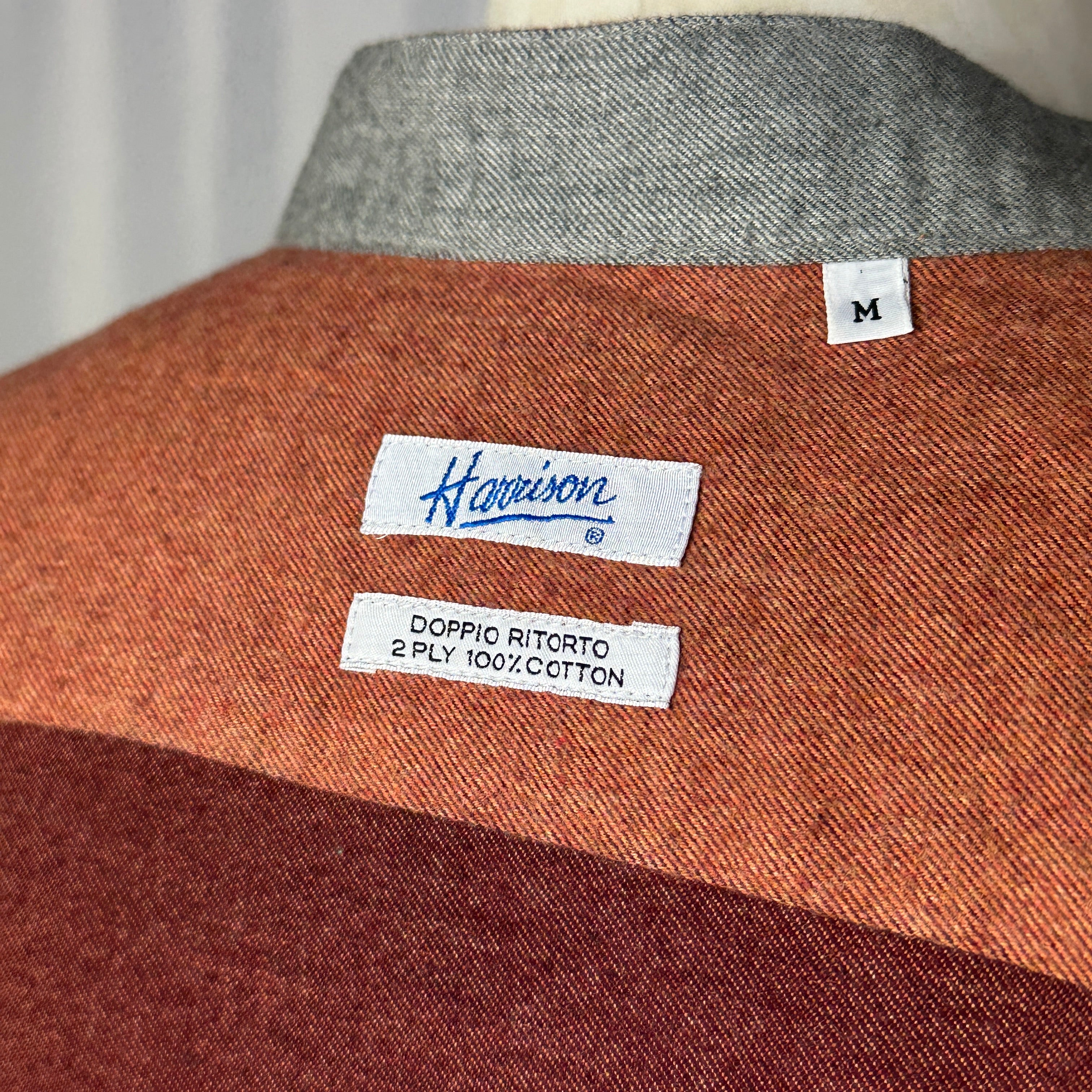 Chemise flanelle orange Harrisson