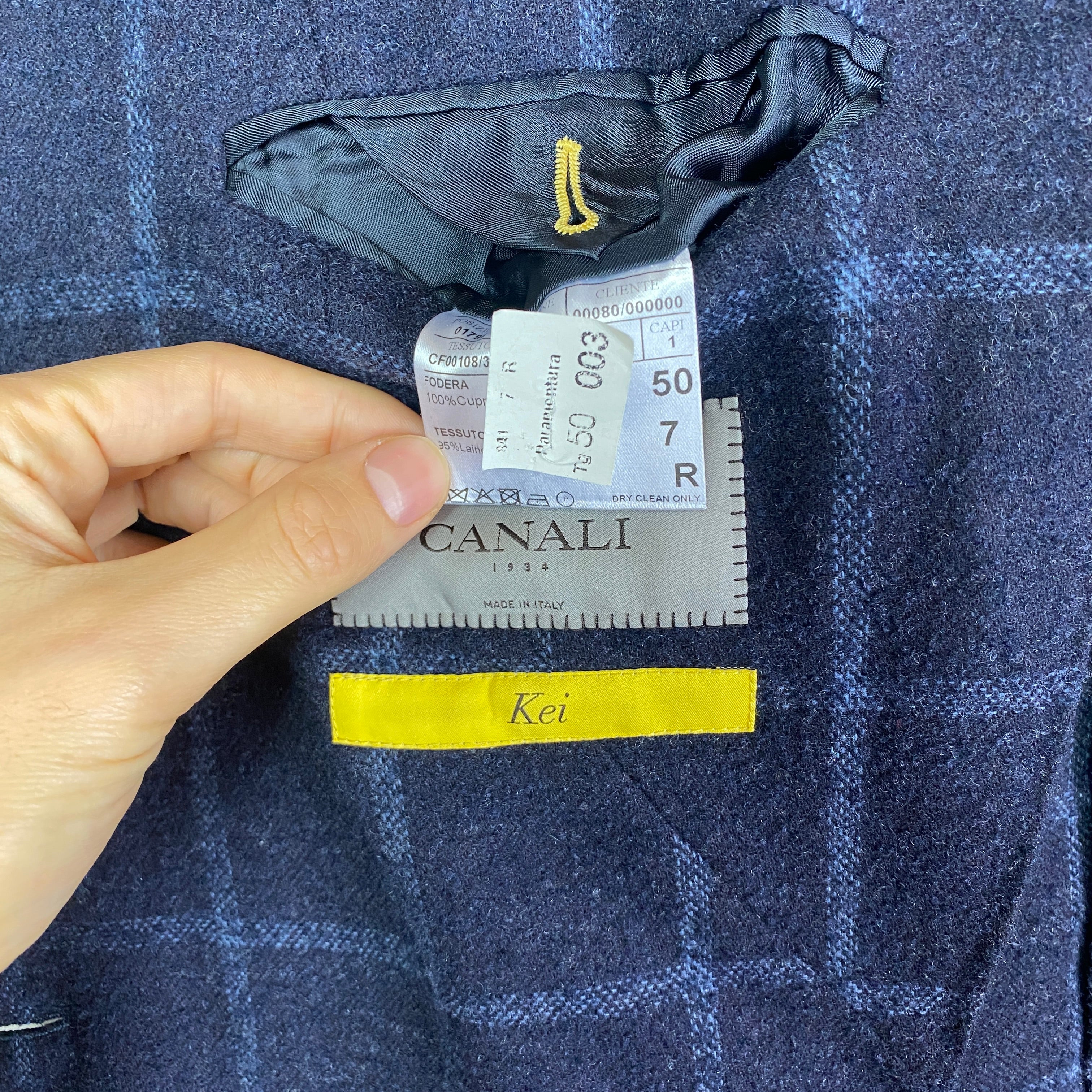 Veste croisé Canali