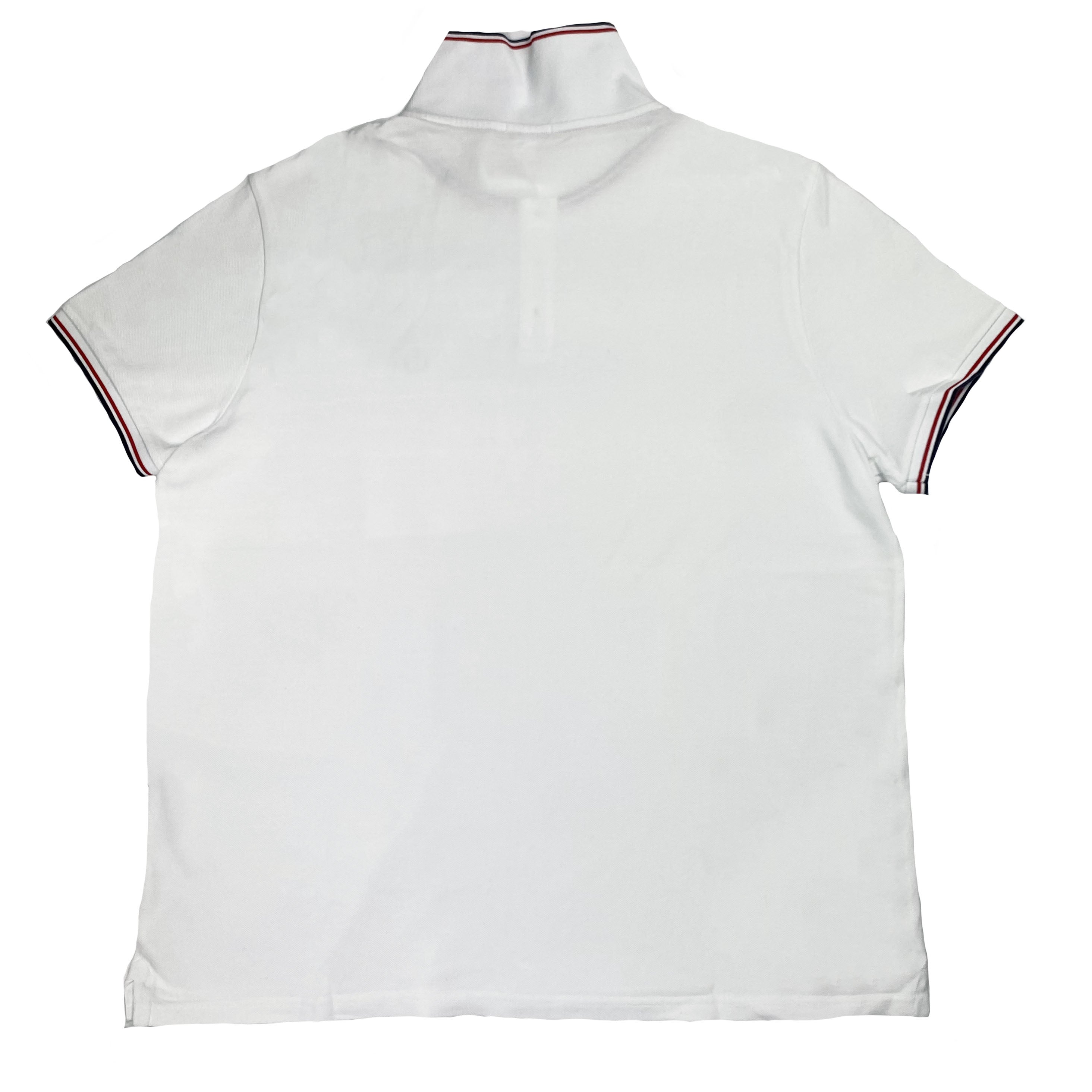 Polo blanc Moncler