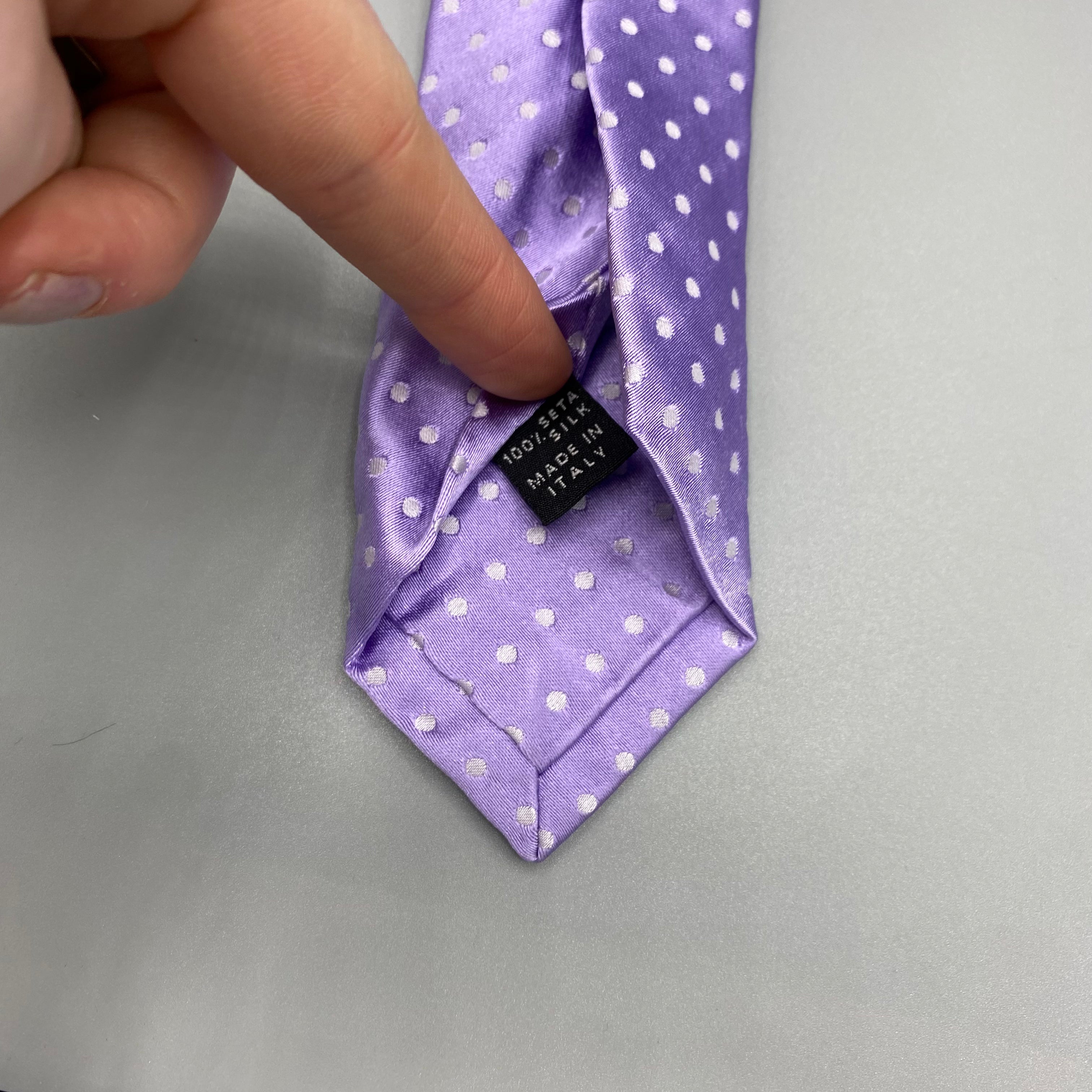 Borelli purple tie