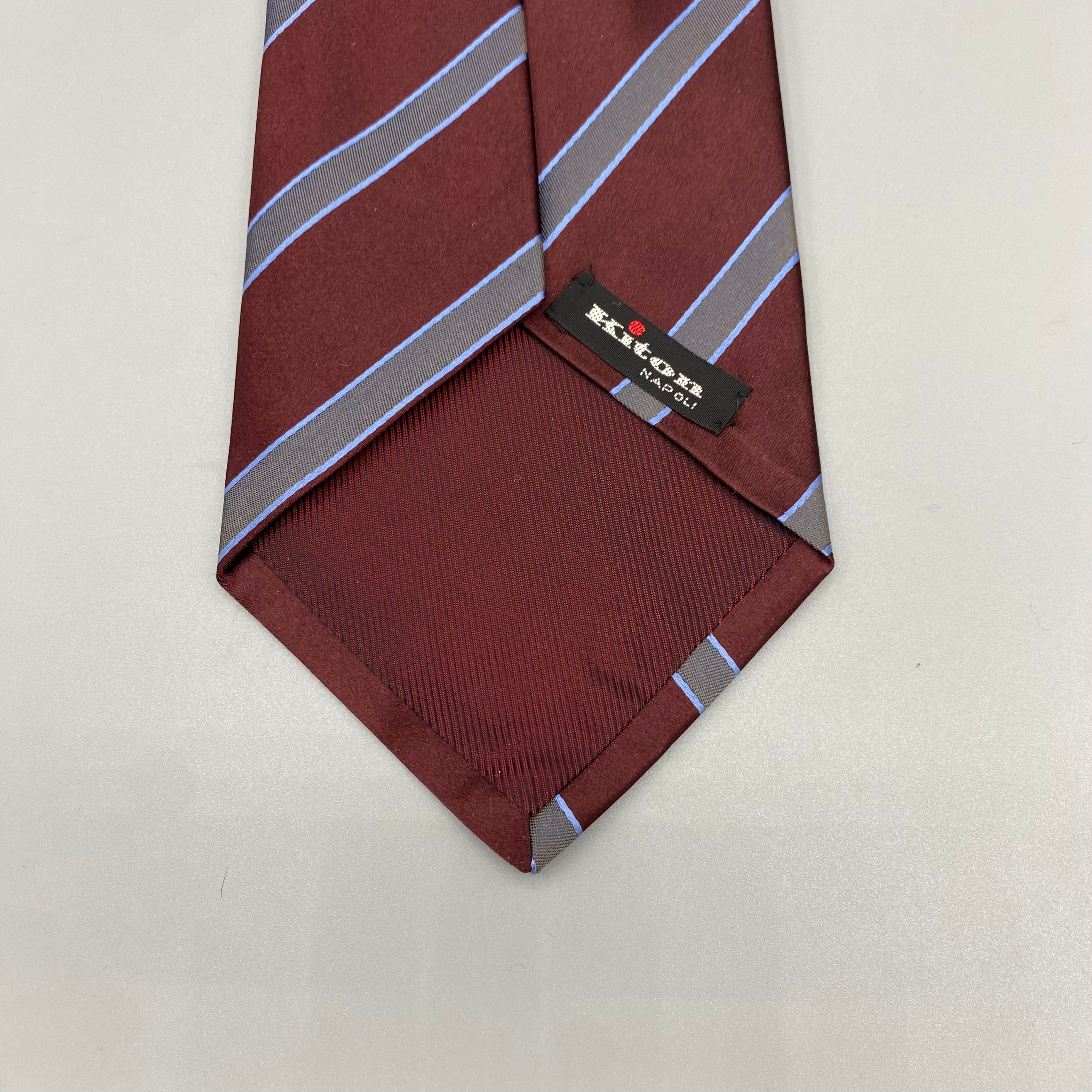 Cravate bordeaux Kiton