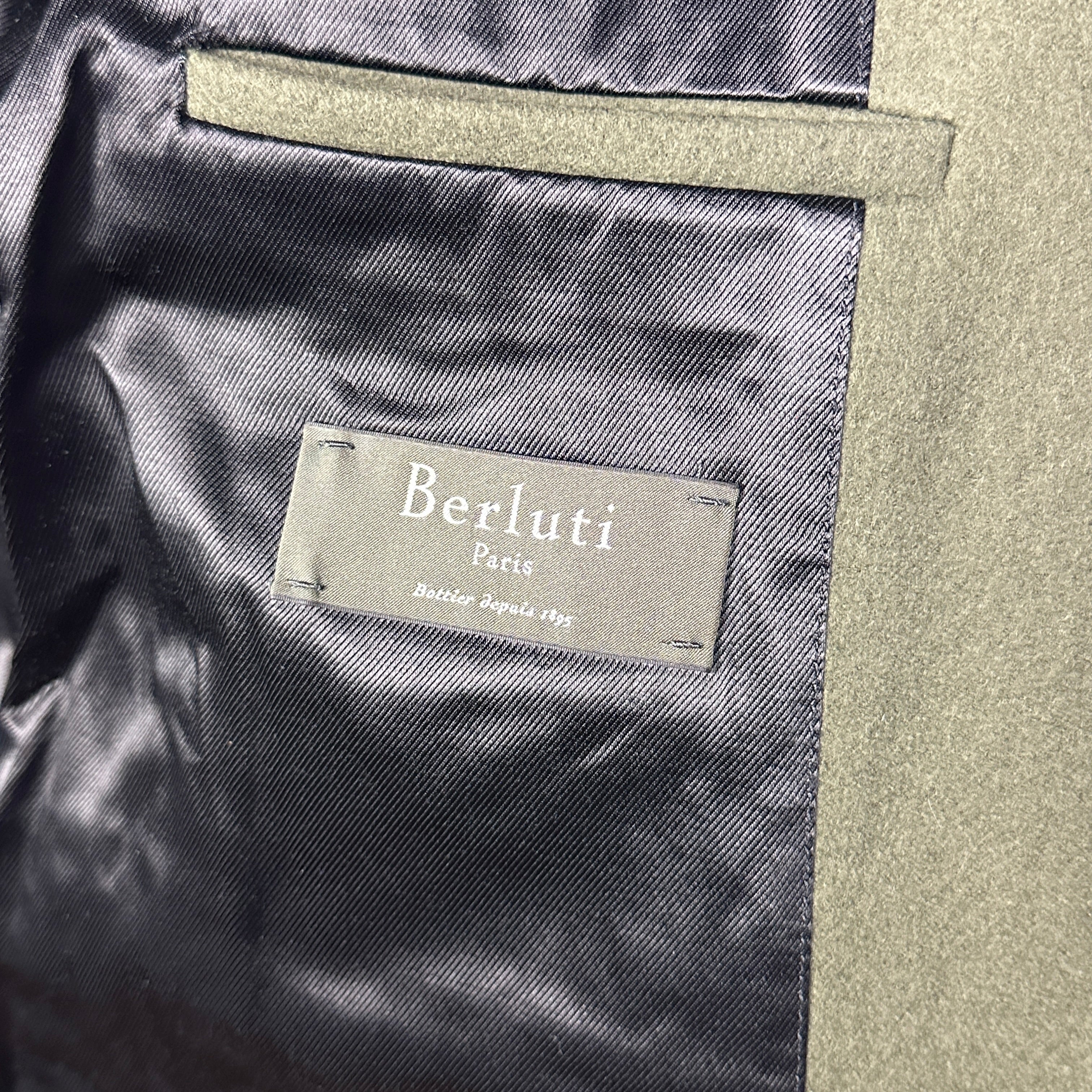 Manteau vert Berluti