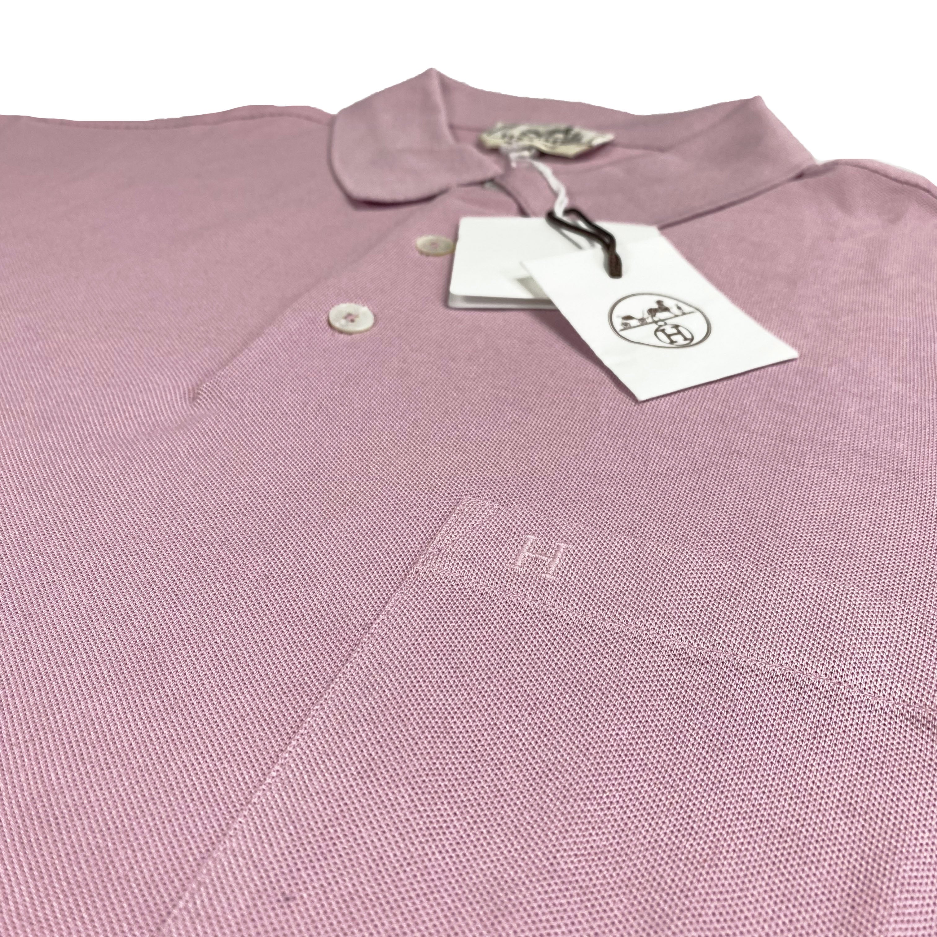 Polo rose clair Hermès