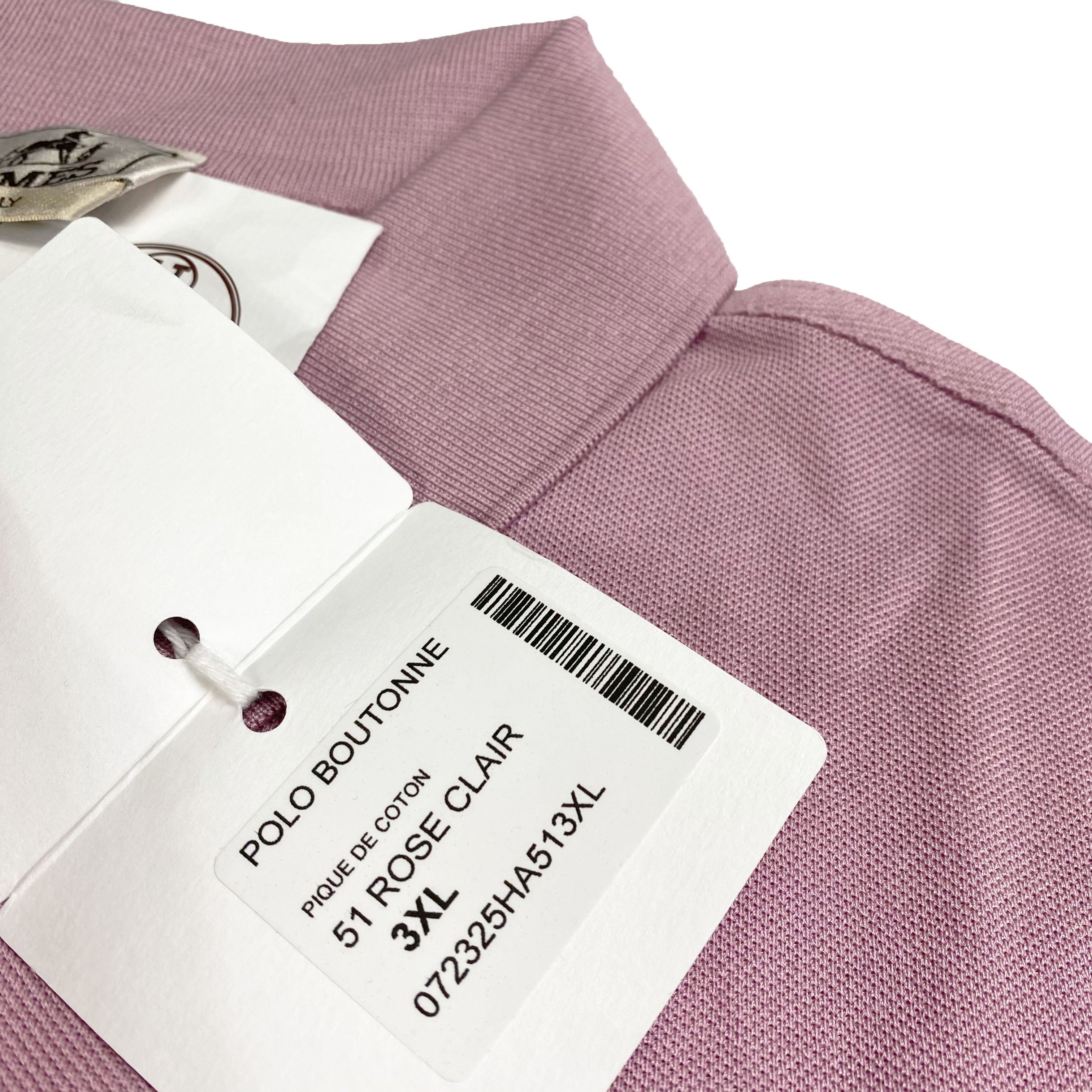 Polo rose clair Hermès