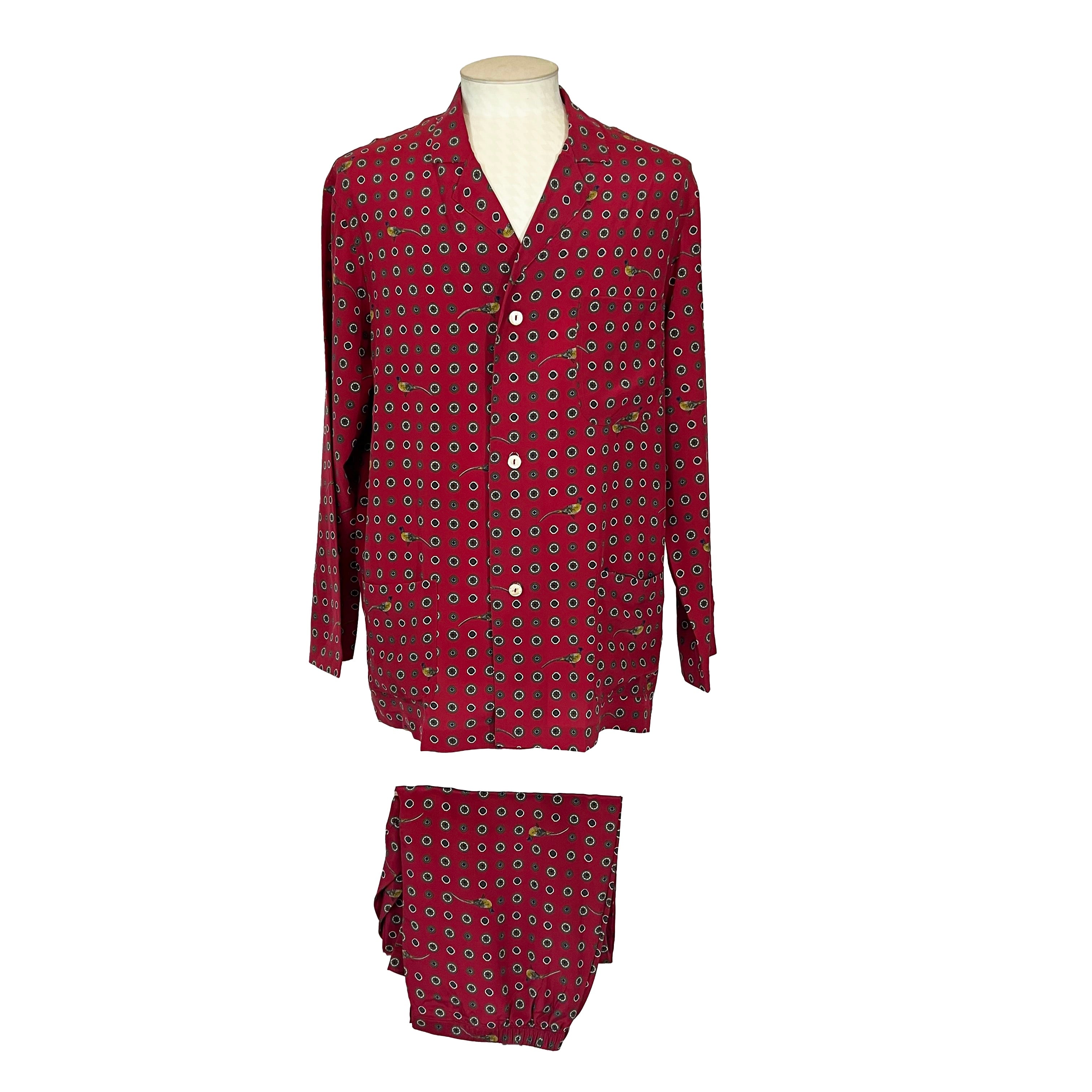 Pyjama soie Grigio Perla