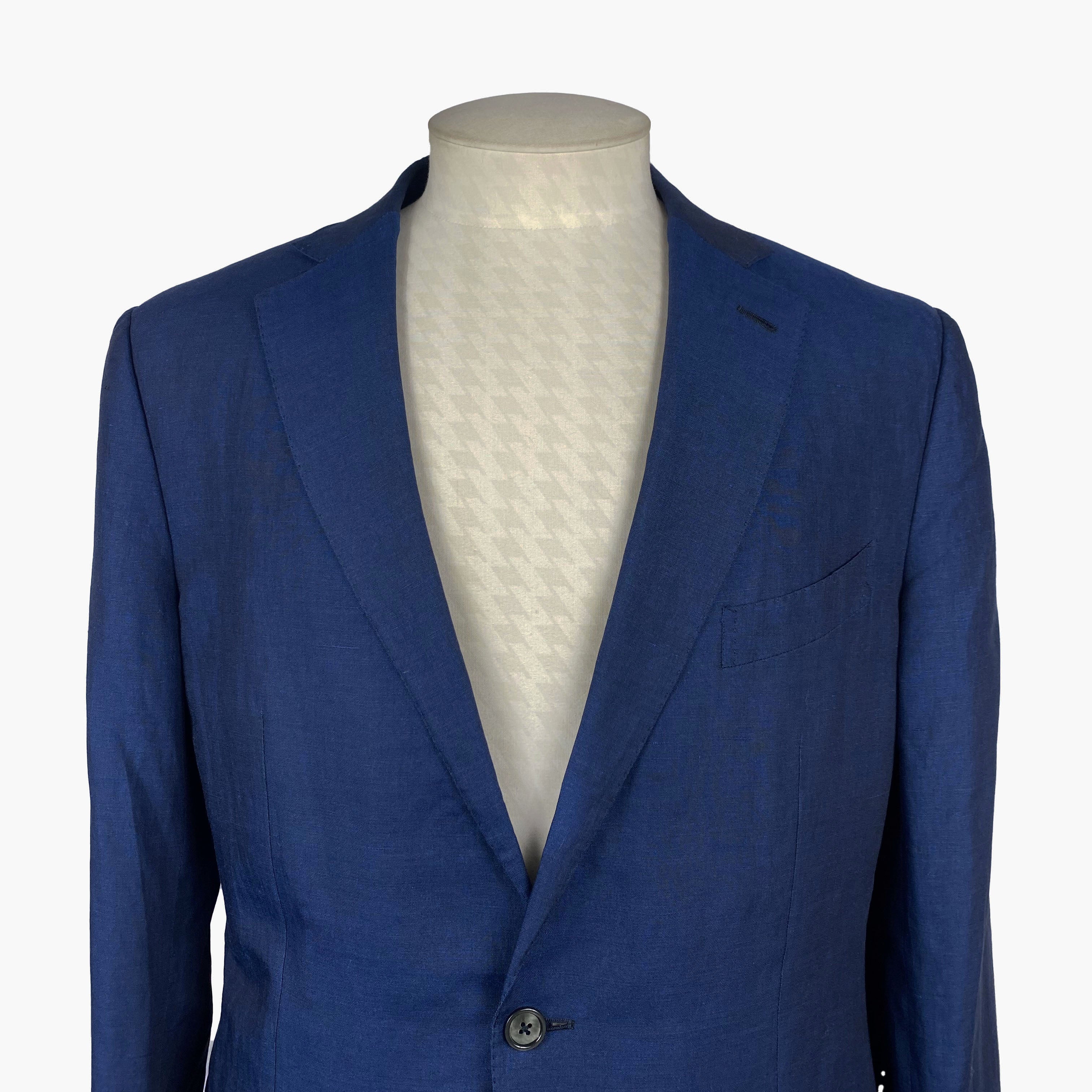 Blazer bleu Ermenegildo Zegna