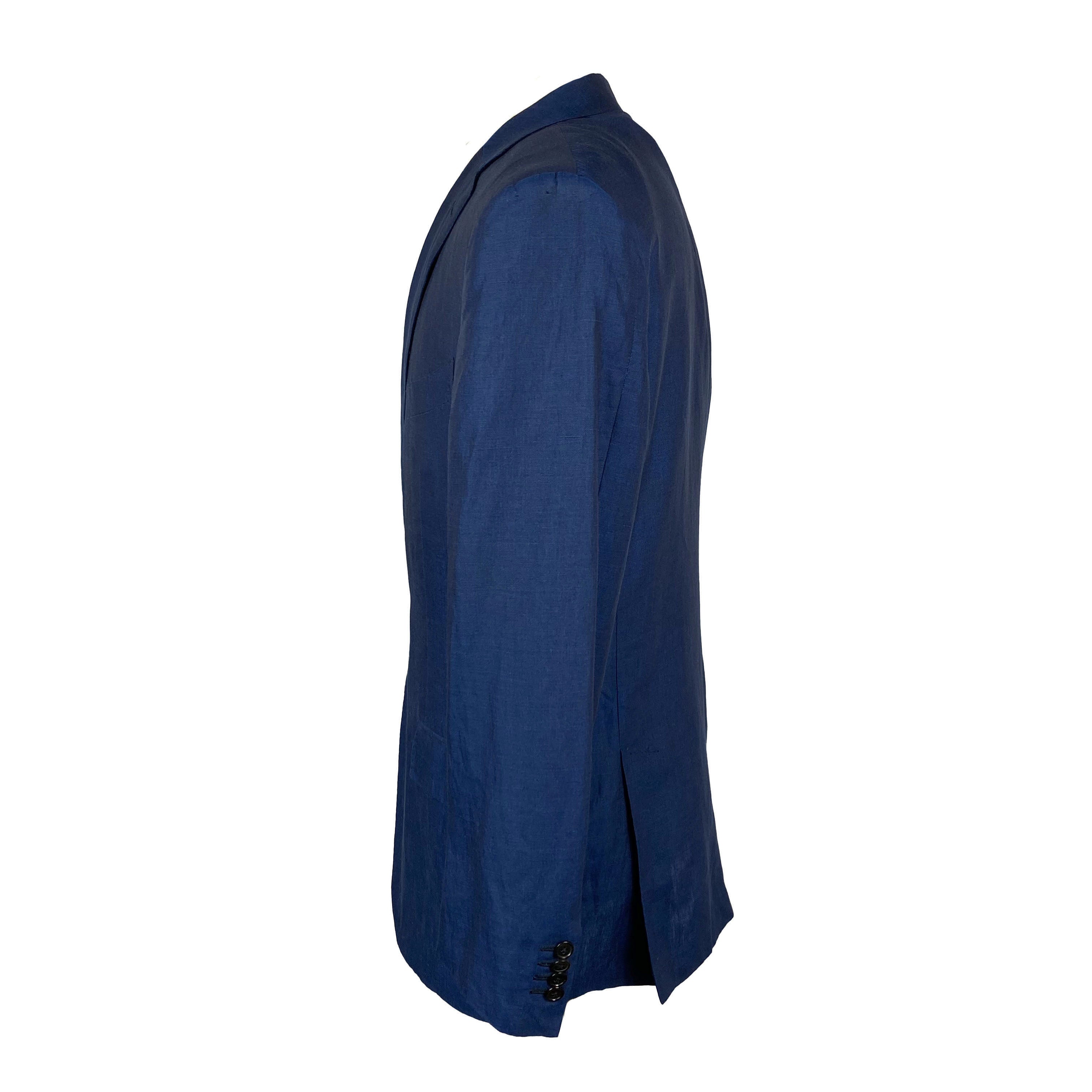 Blazer bleu Ermenegildo Zegna