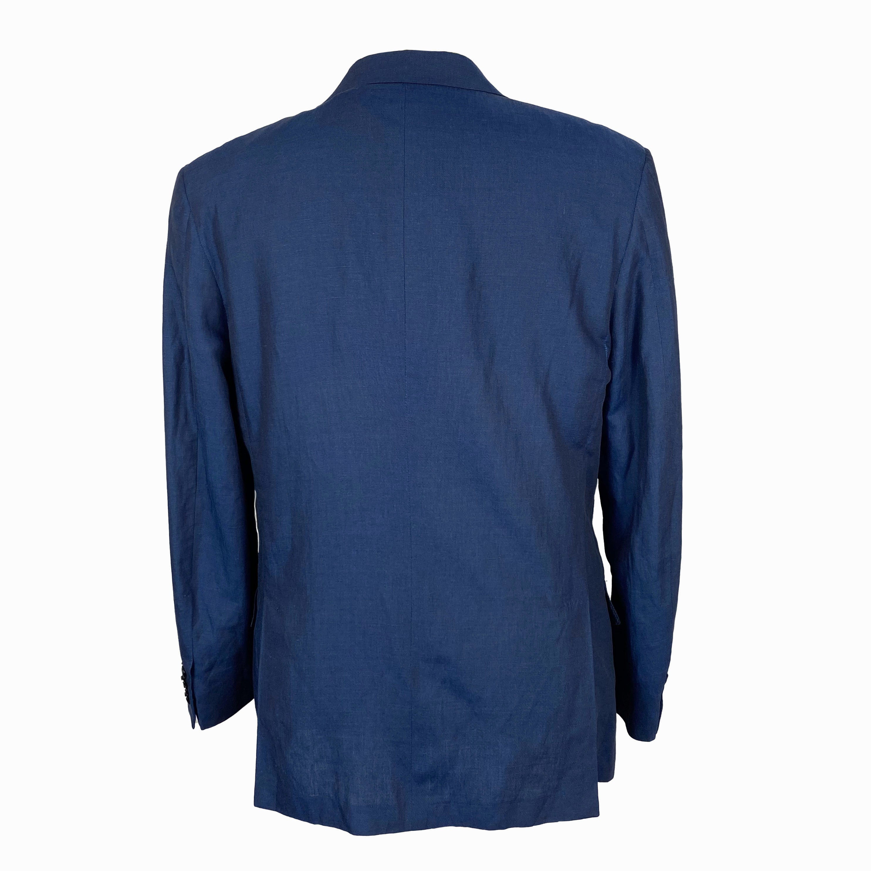 Blazer bleu Ermenegildo Zegna