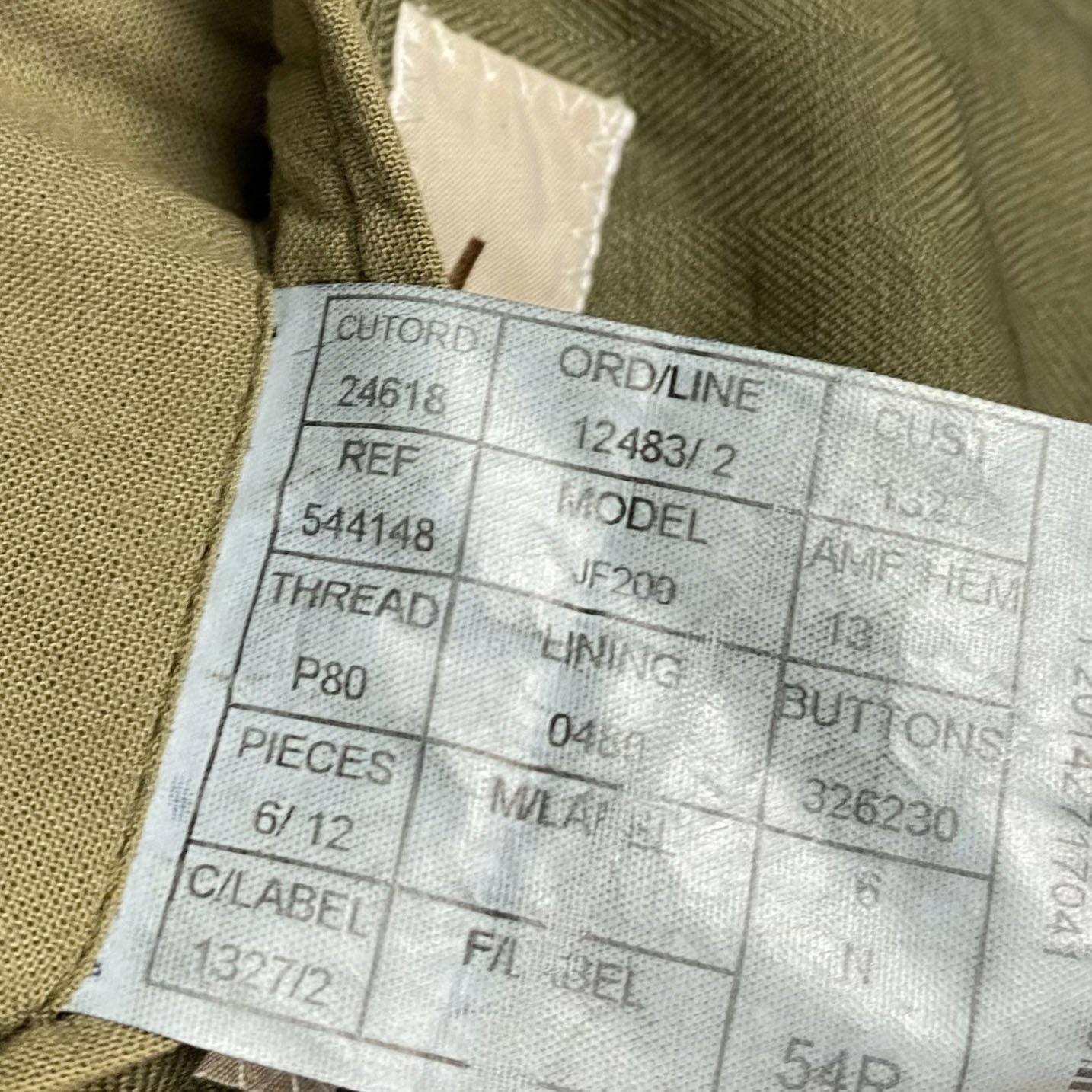 Veste kaki Berteil