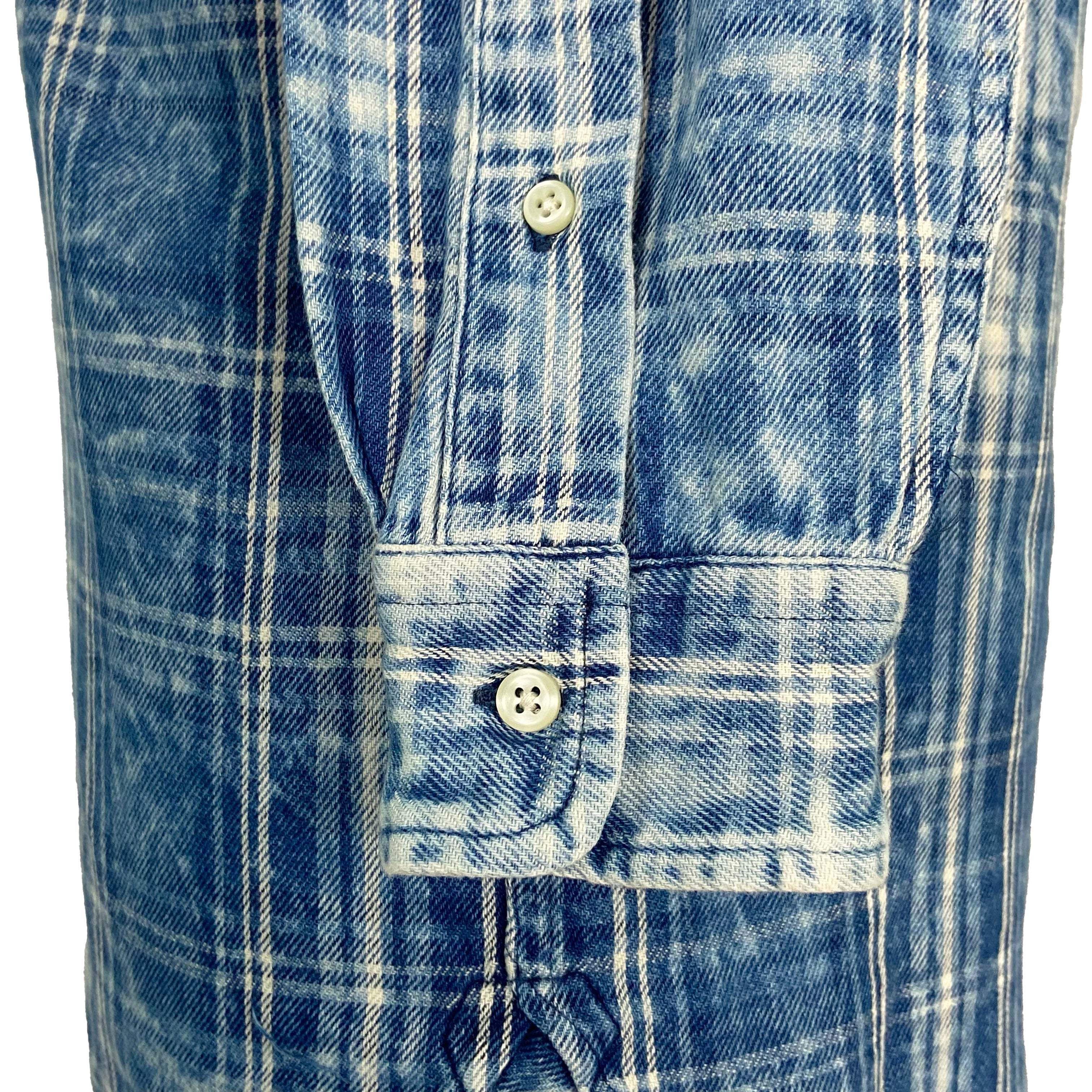Chemise bleu à carreaux Ralph Lauren