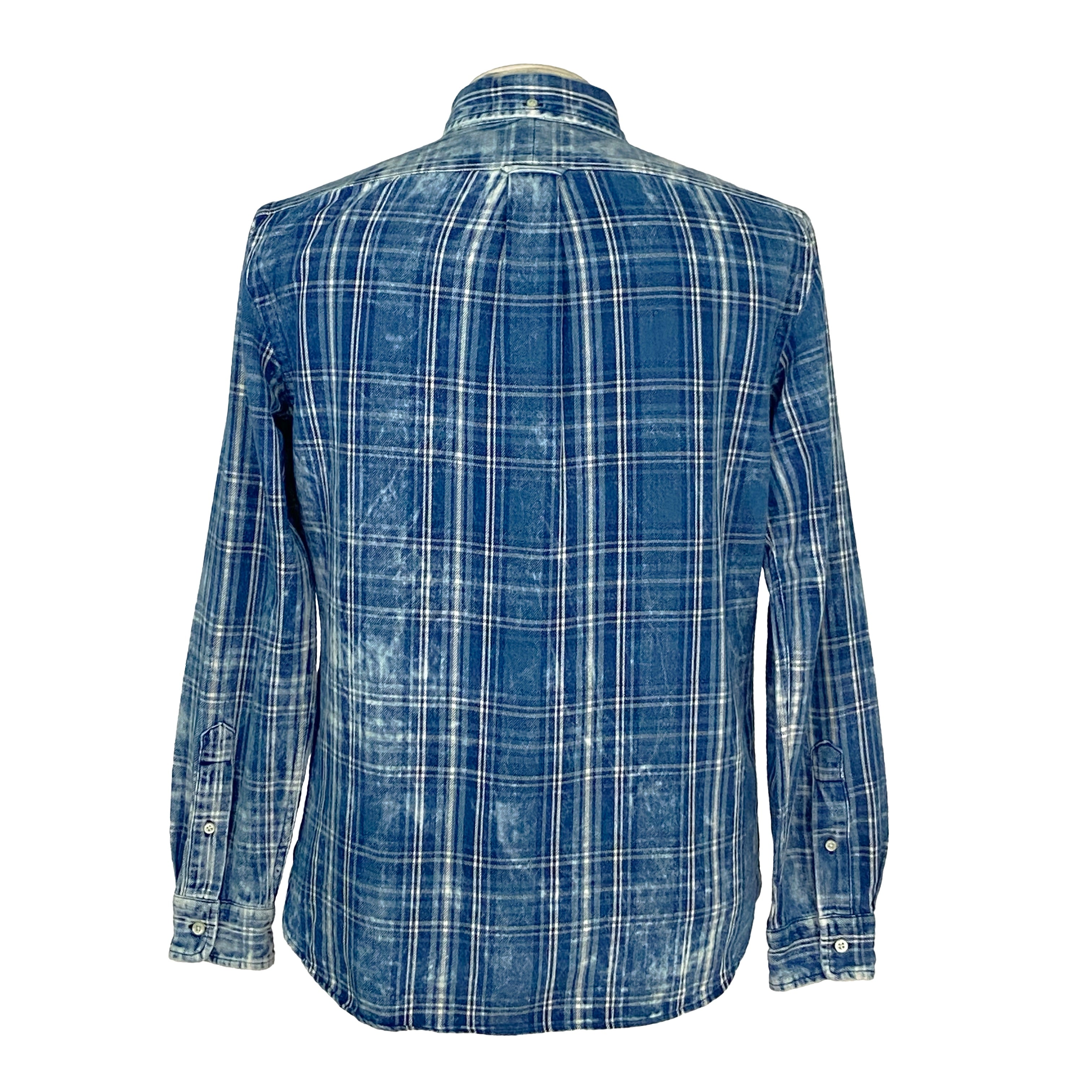 Chemise bleu à carreaux Ralph Lauren