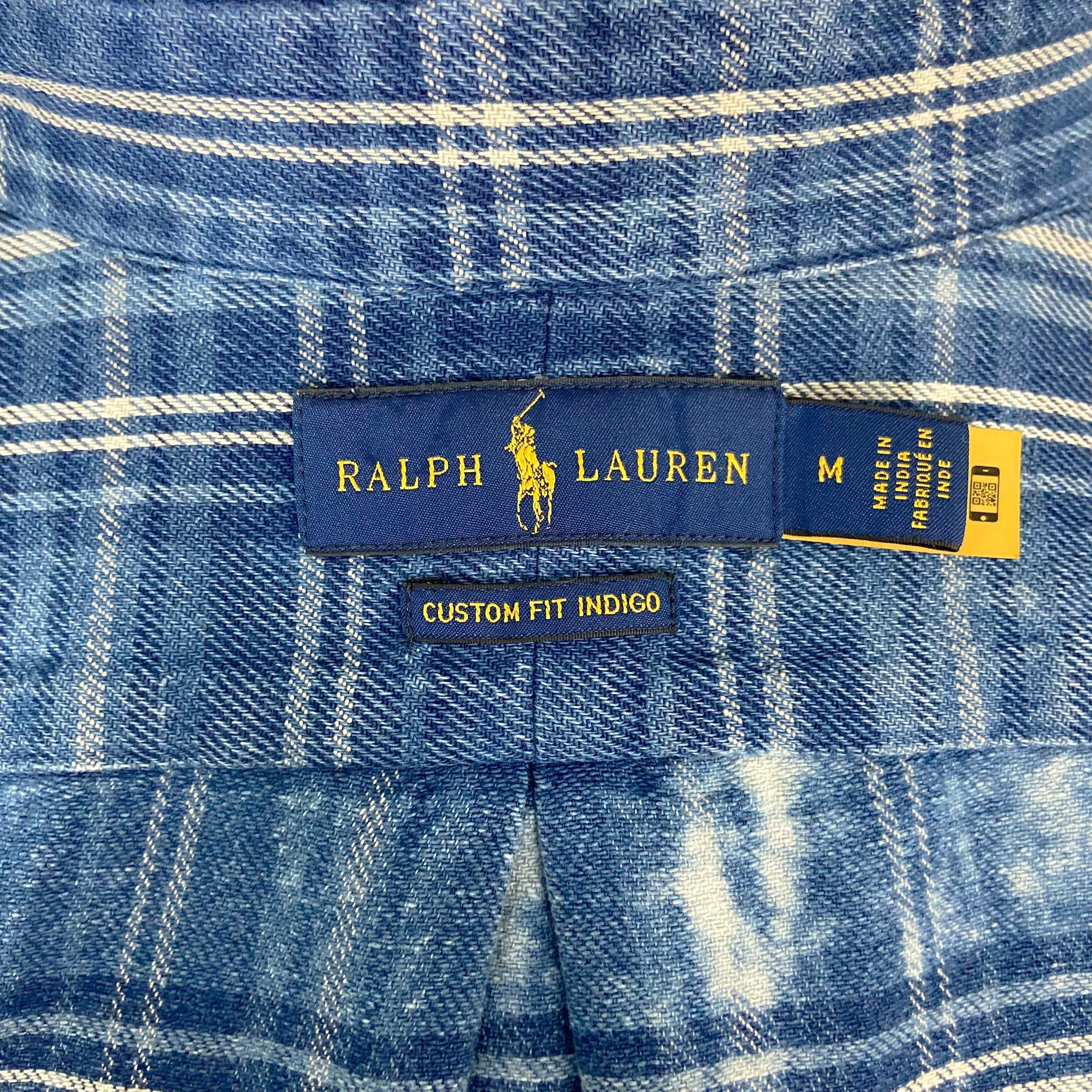 Chemise bleu à carreaux Ralph Lauren