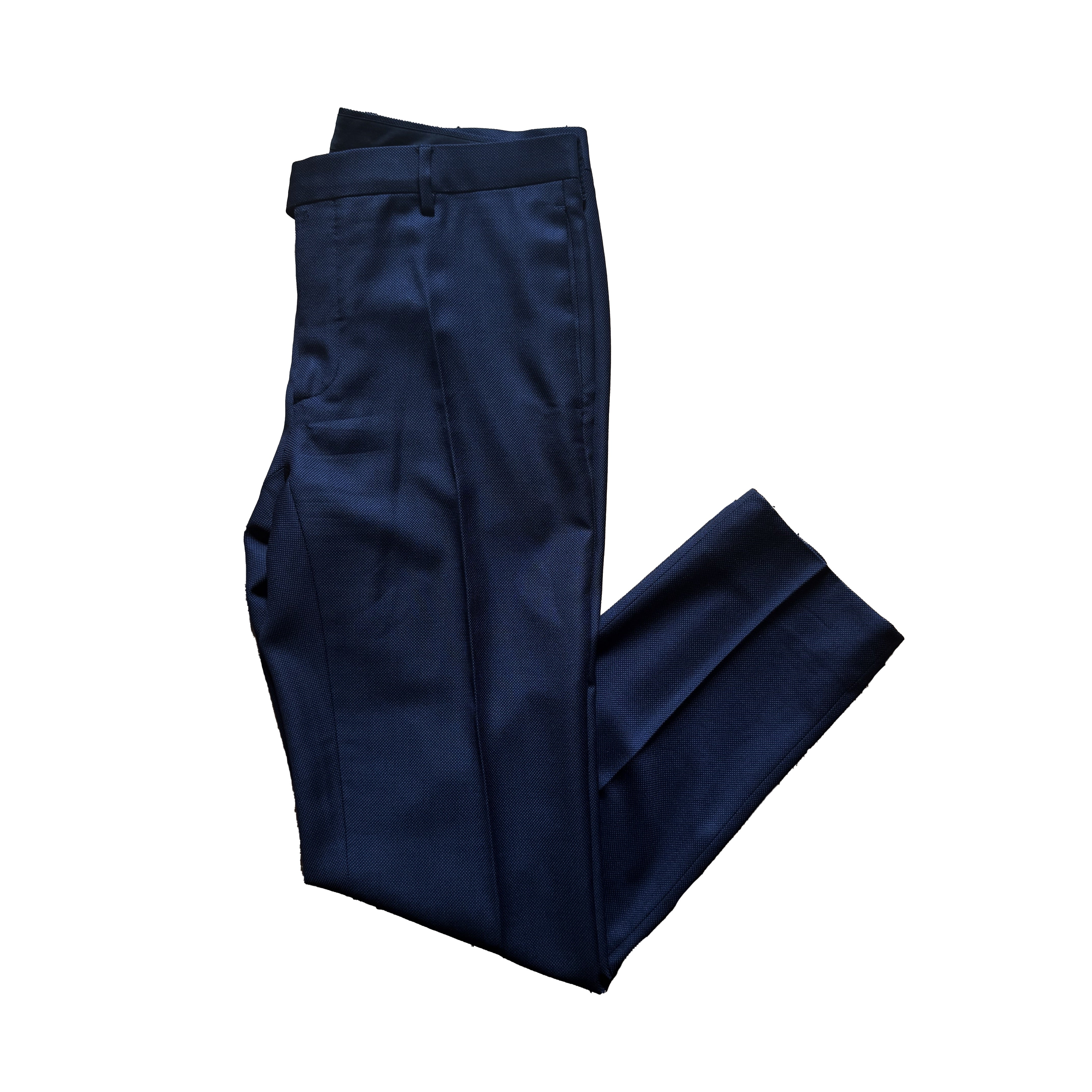 Costume Dior bleu marine à tissu texturé