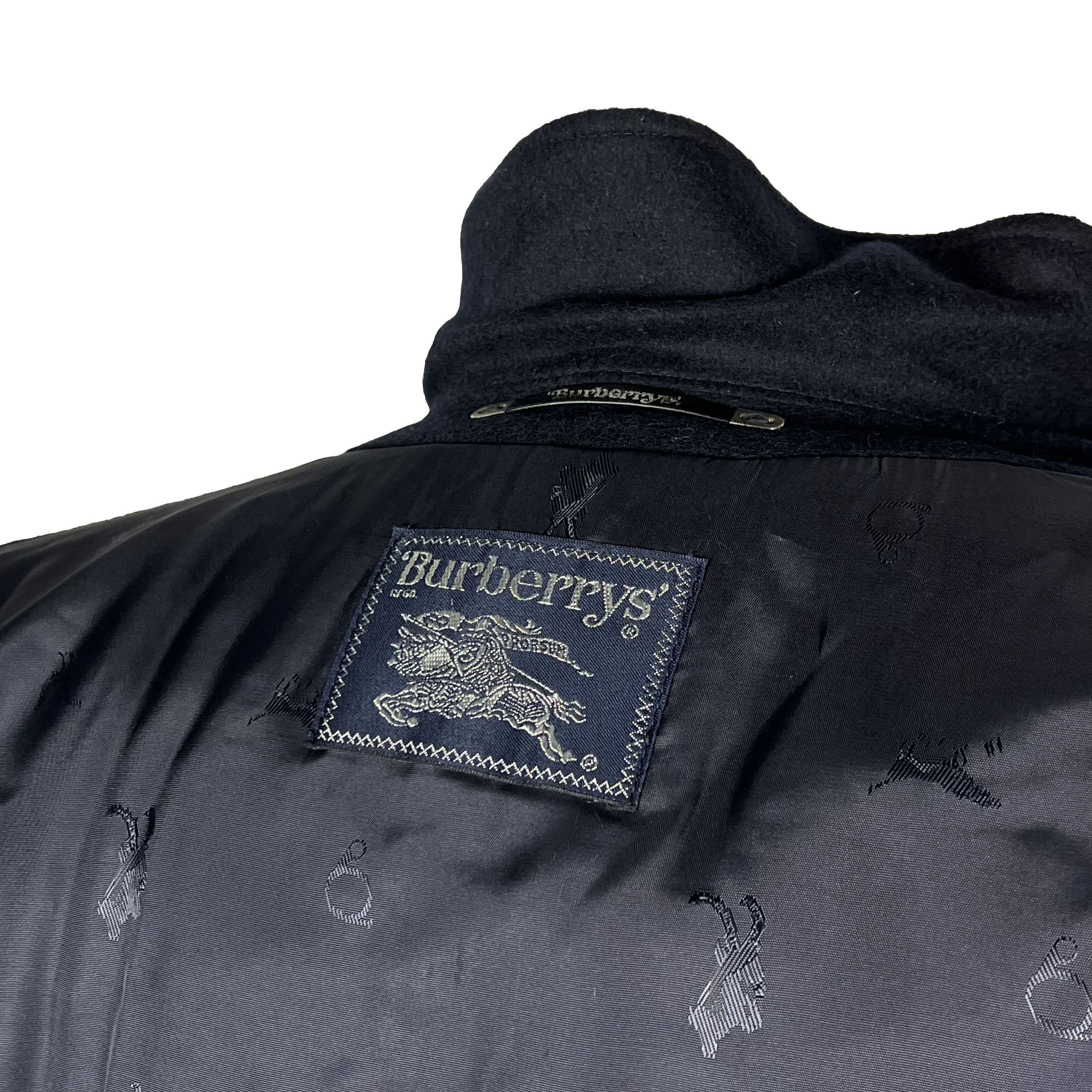 Manteau droit loden Burberrys'