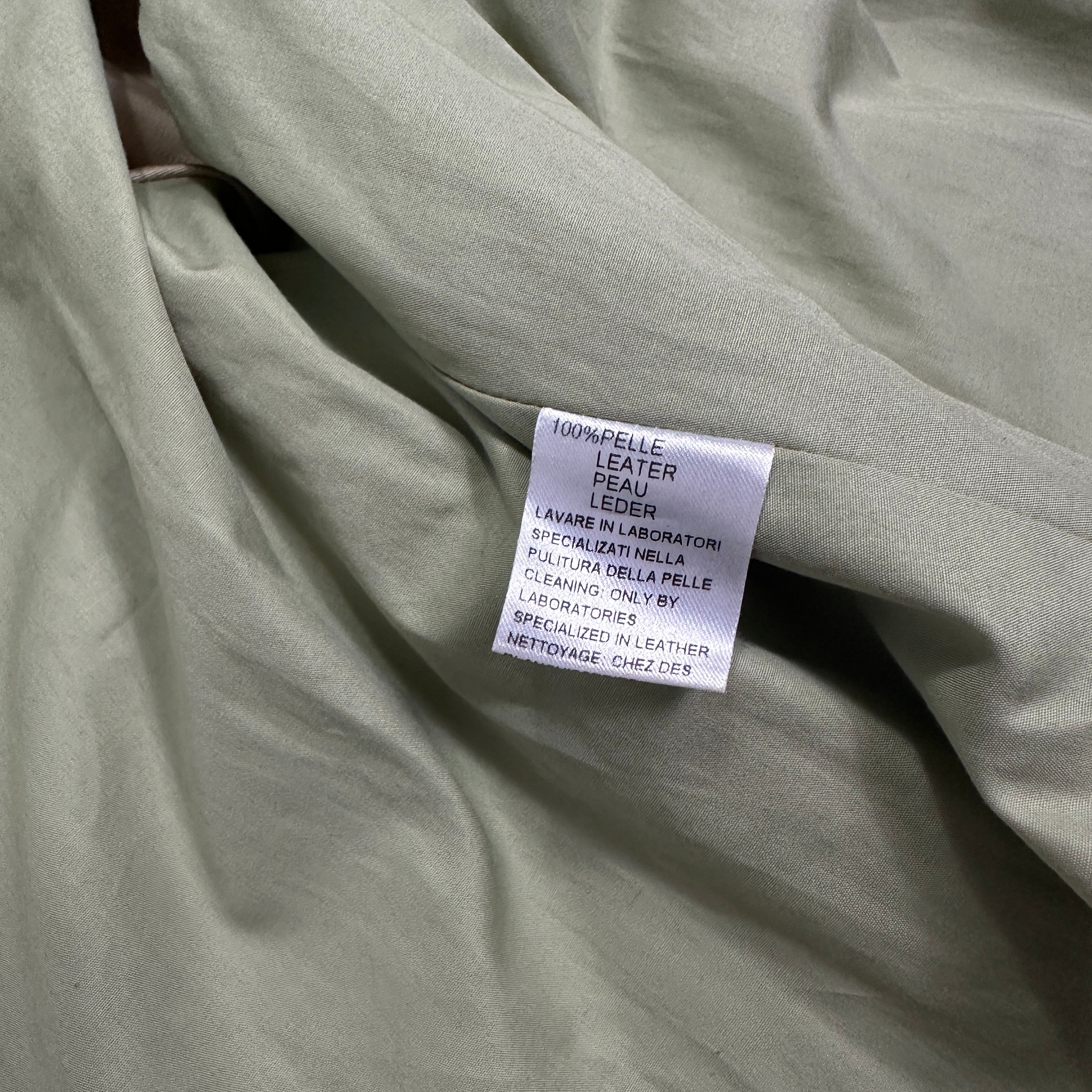 Blouson en cuir camel Kenzo