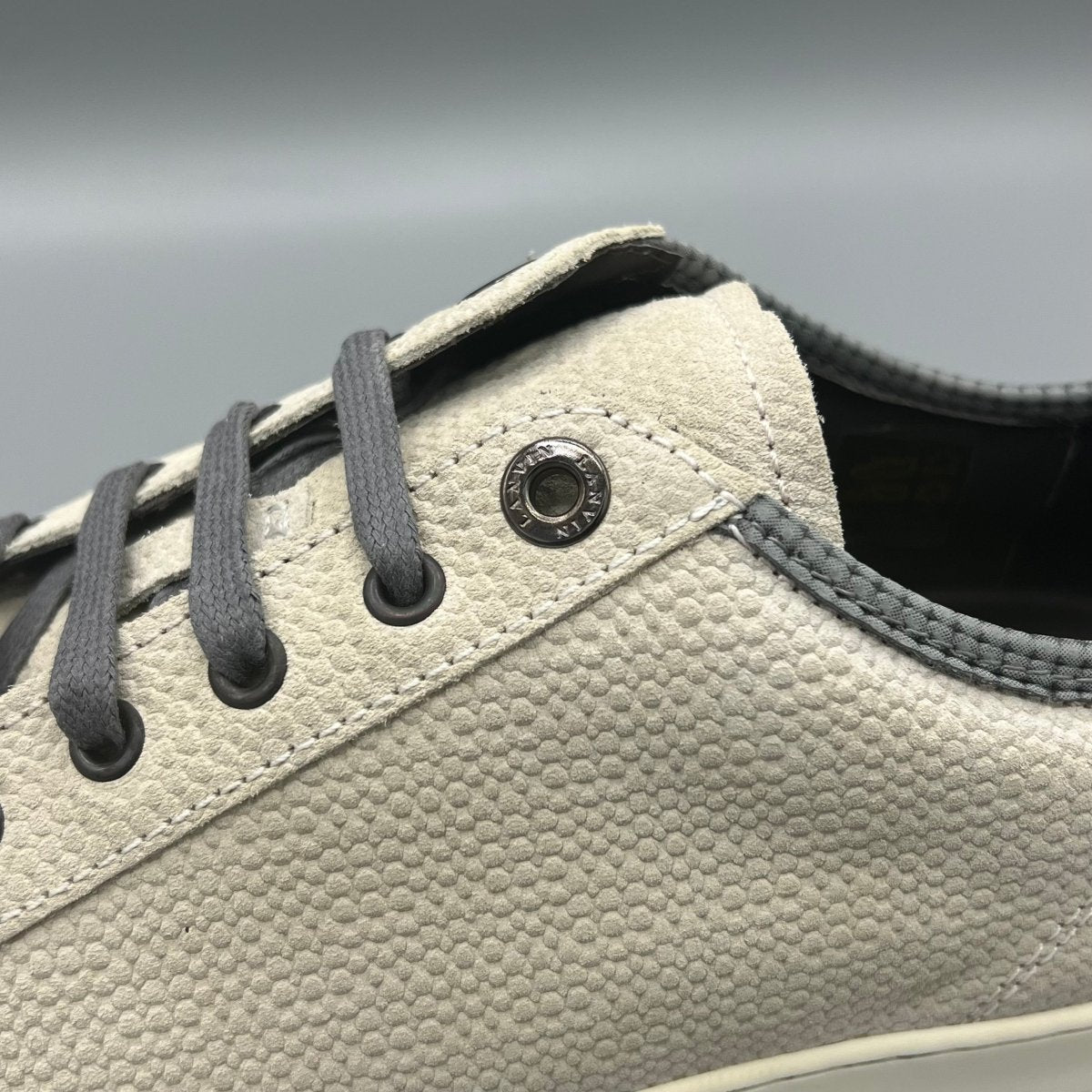 Basket beige et grise Lanvin - Le Beau Gustave
