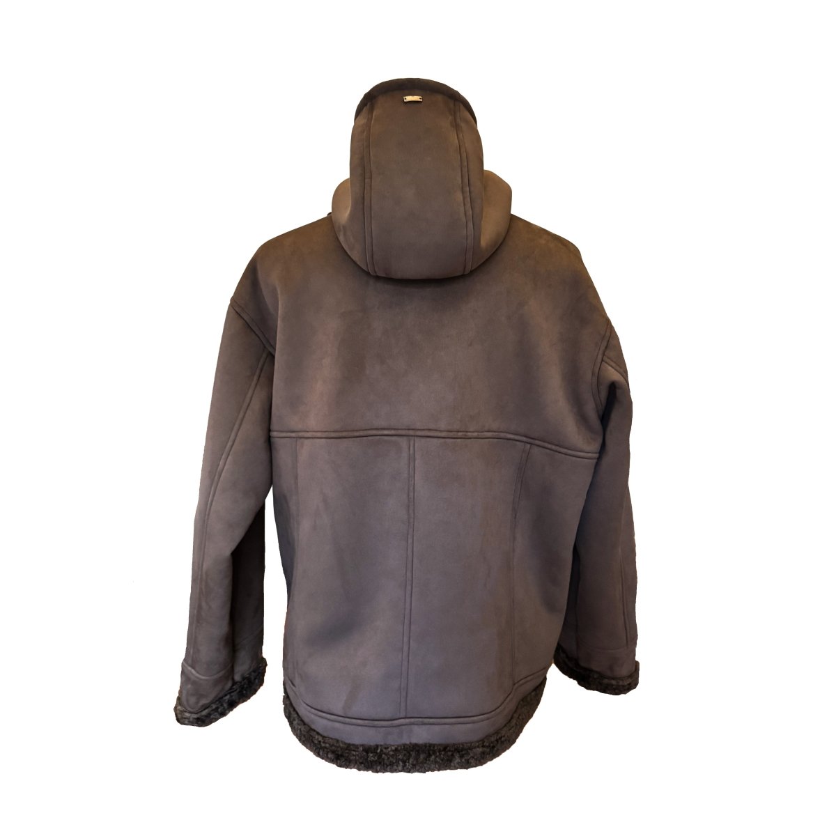 Blouson Herno marron effet peau retournée - Le Beau Gustave