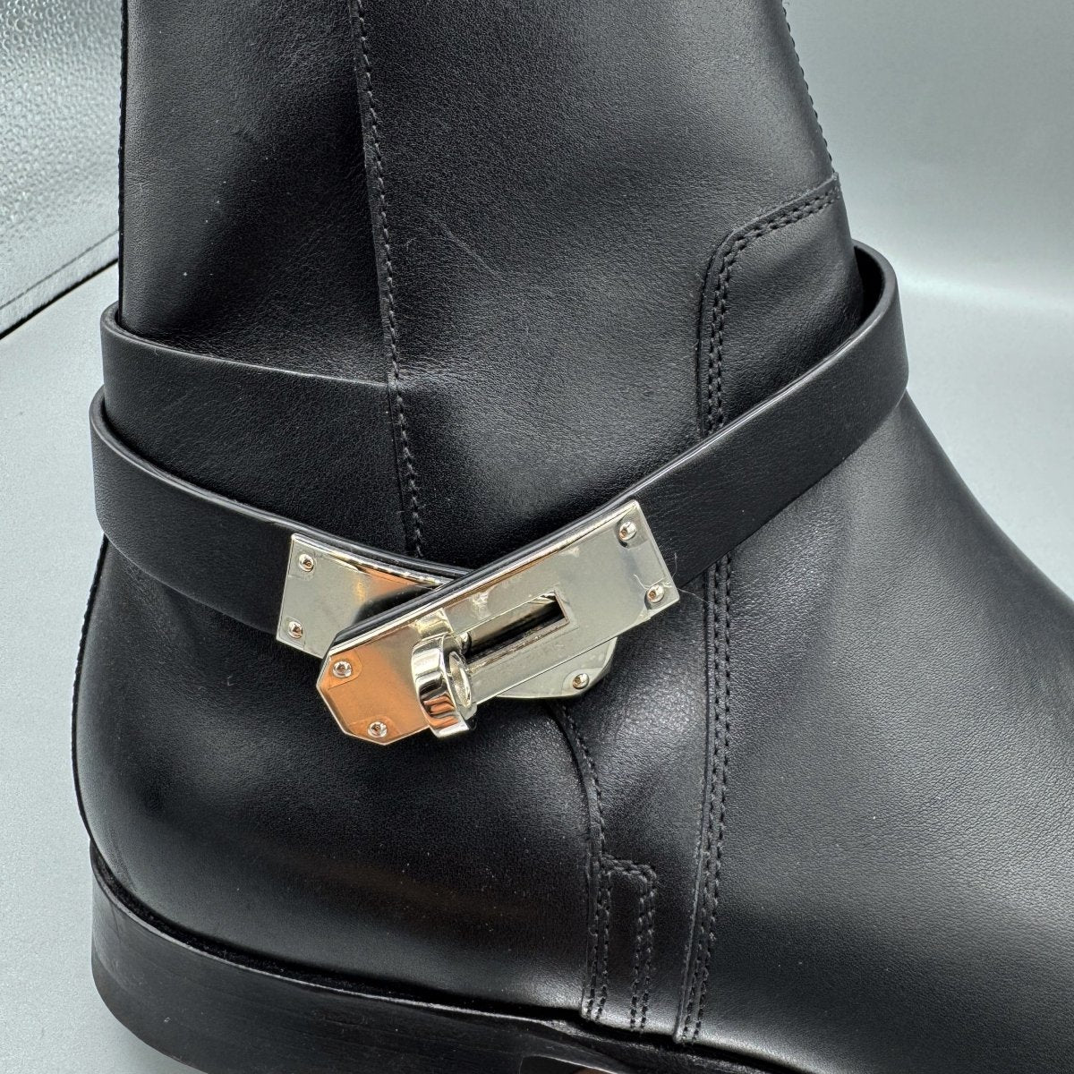 Bottines Fortune Hermès noires - Le Beau Gustave