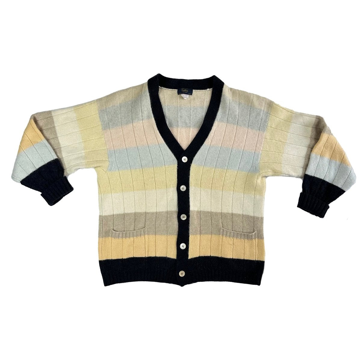 Cardigan vintage Sulka en cachemire - Le Beau Gustave
