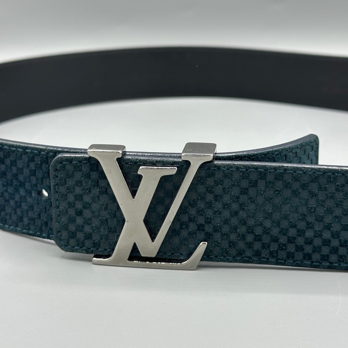 Ceinture damier Louis Vuitton - Le Beau Gustave