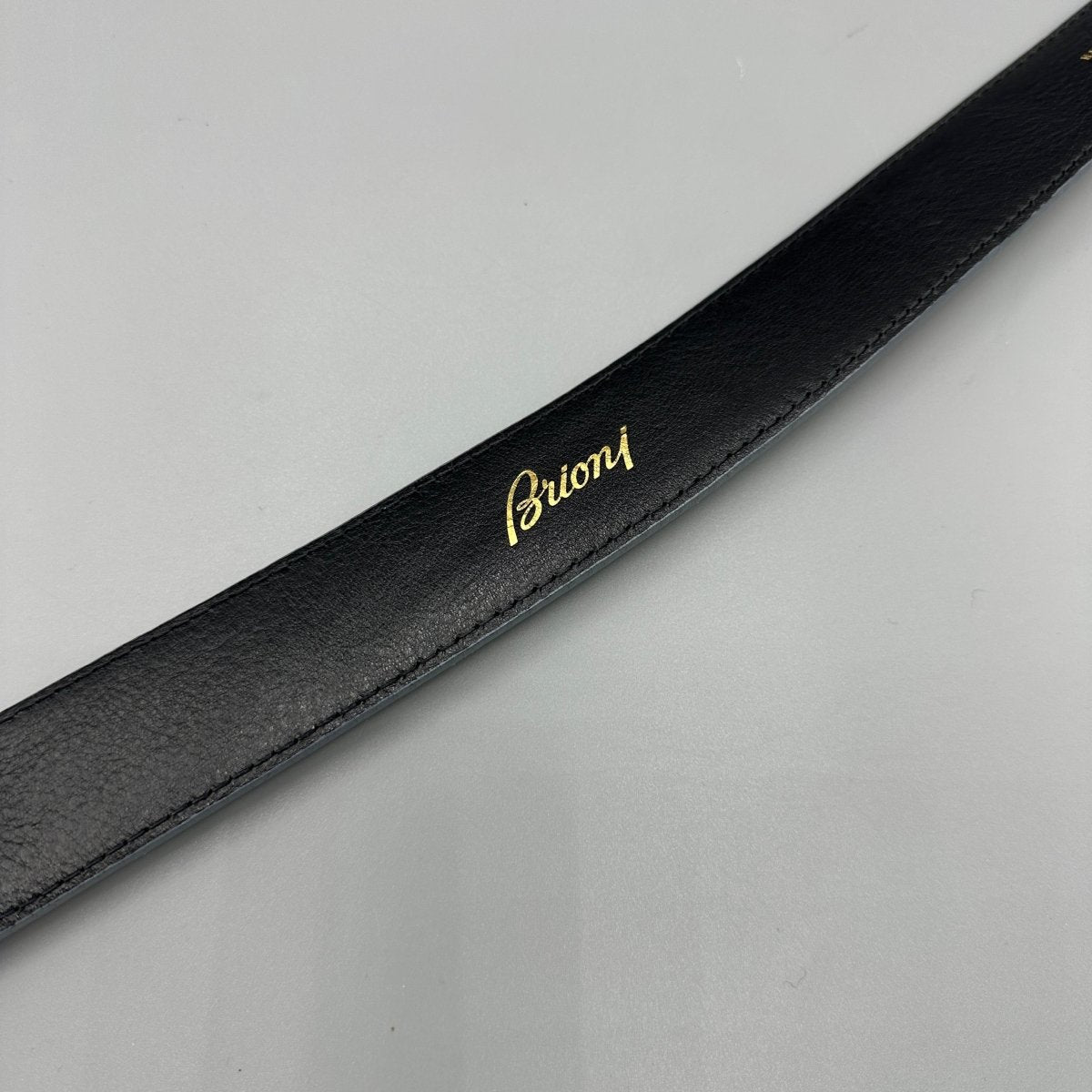 Ceinture gris Brioni - Le Beau Gustave