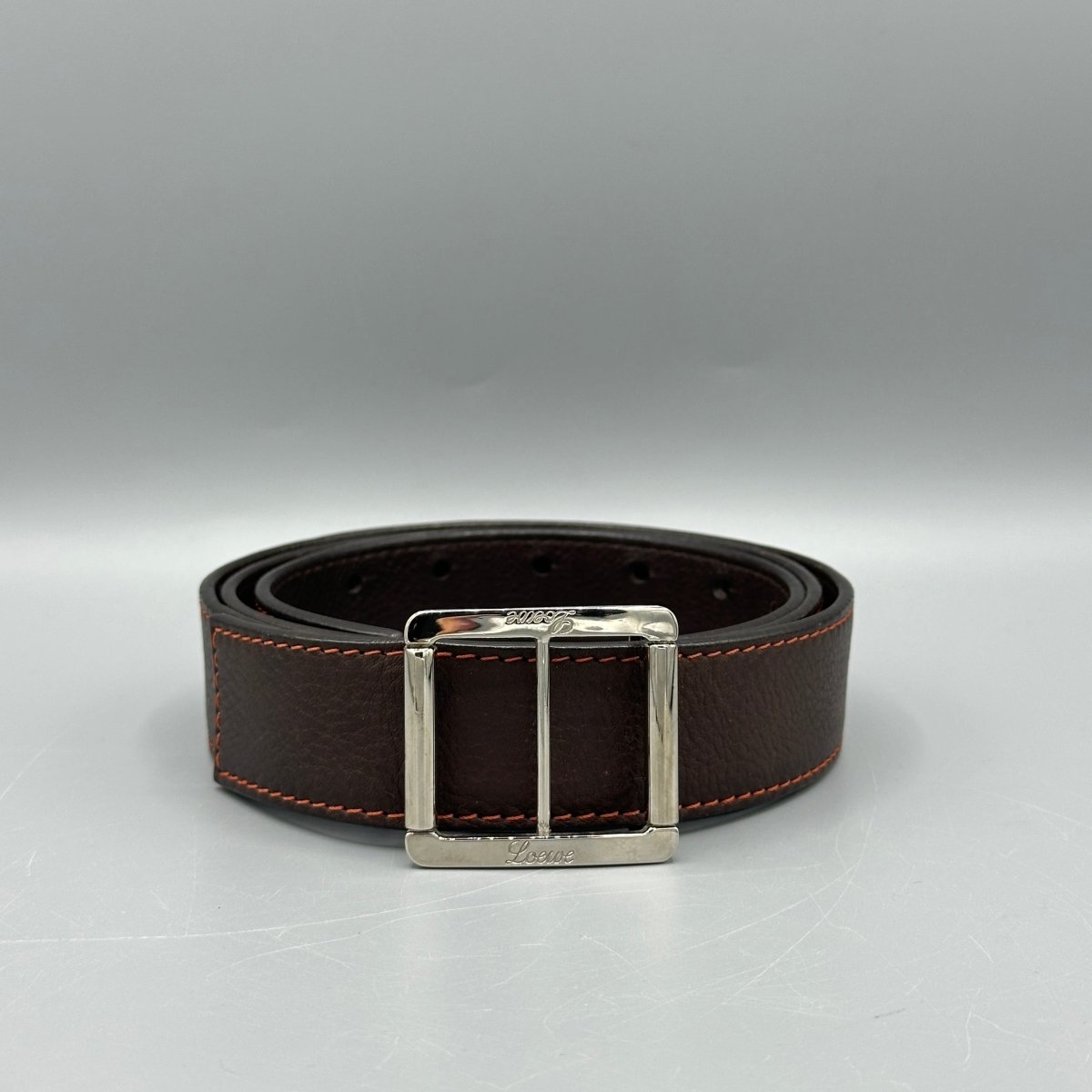 Ceinture marron Loewe - Le Beau Gustave