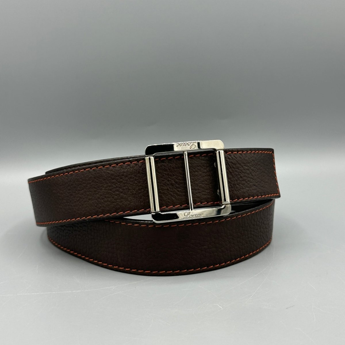 Ceinture marron Loewe - Le Beau Gustave