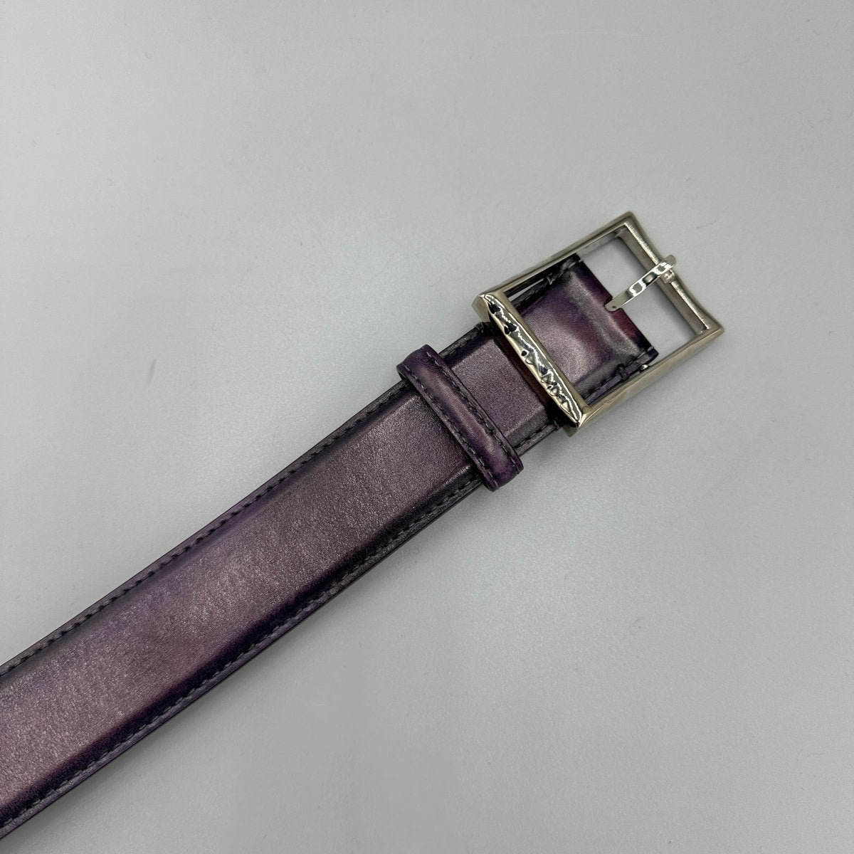 Ceinture violette Berluti - Le Beau Gustave
