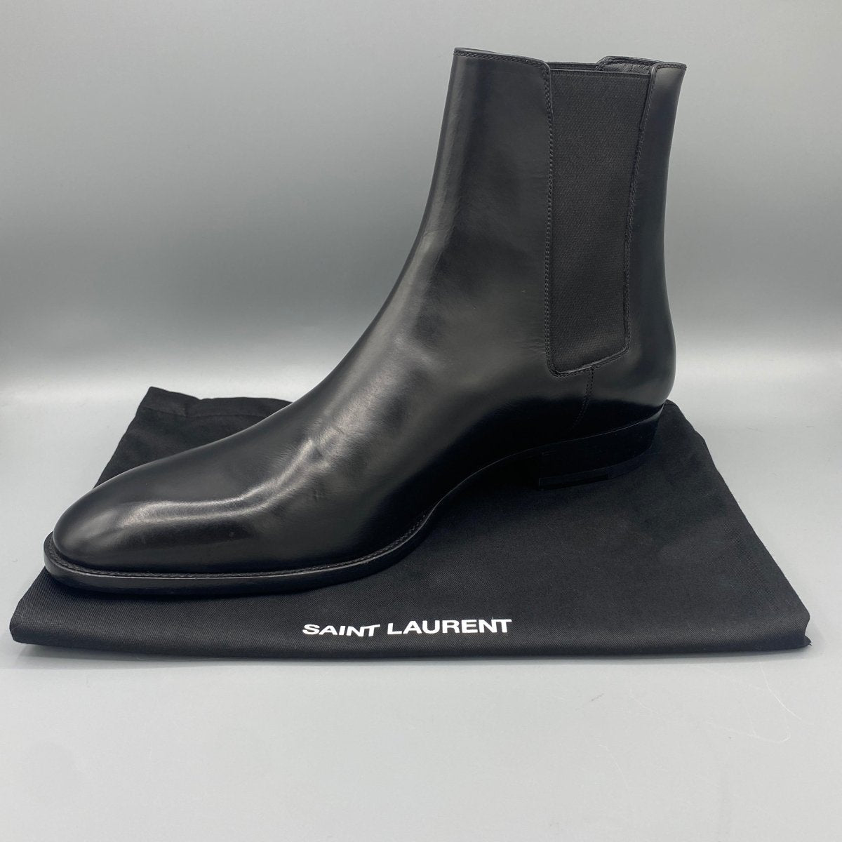 Chelsea boots Saint Laurent noires - Le Beau Gustave
