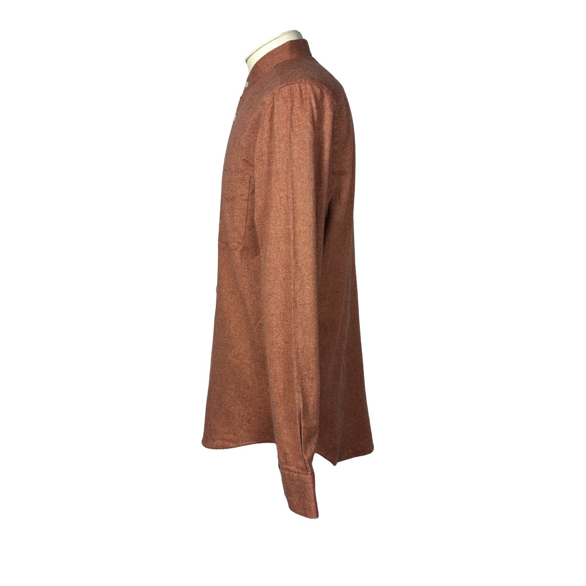 Chemise flanelle orange Harrisson - Le Beau Gustave