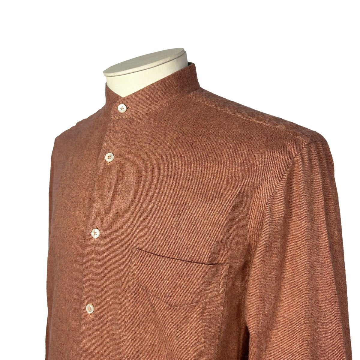 Chemise flanelle orange Harrisson - Le Beau Gustave