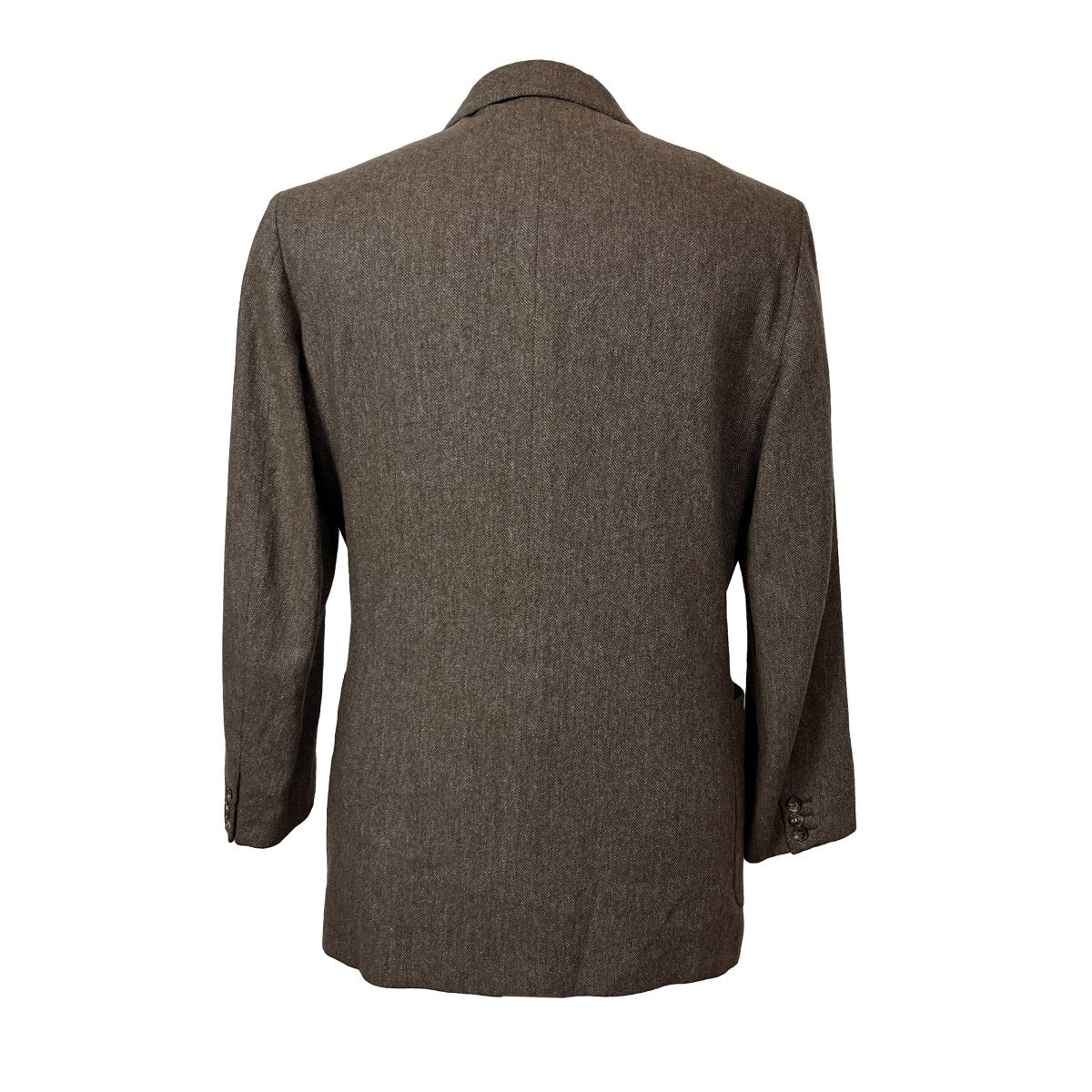 Chemise Hermès 4 boutons en laine et angora marron clair - Le Beau Gustave