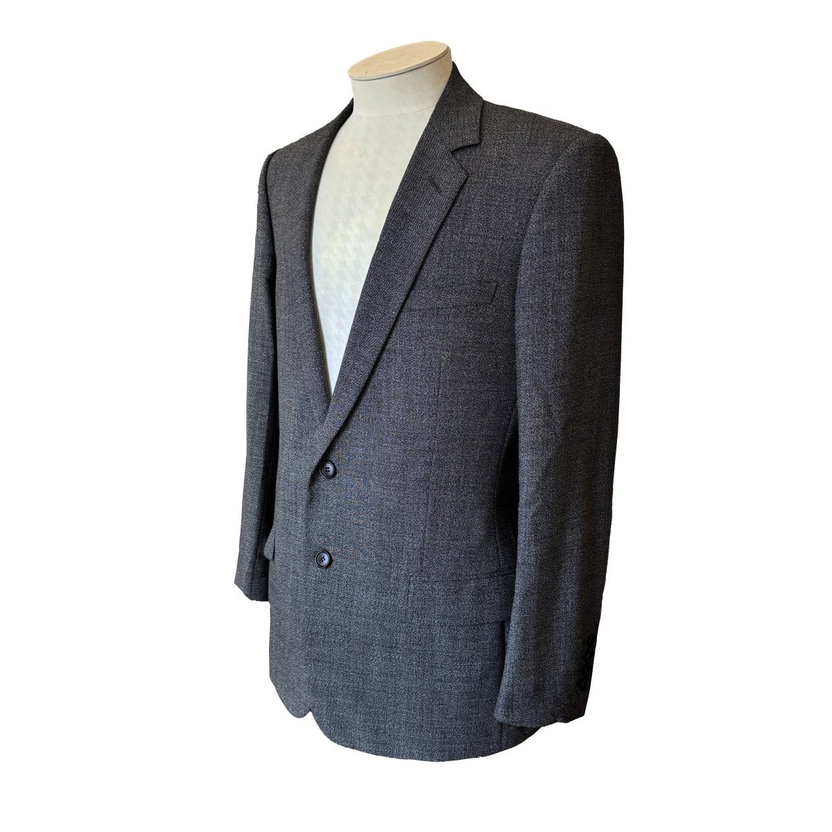 Costume 2 pièces Dior gris en laine vierge - Le Beau Gustave